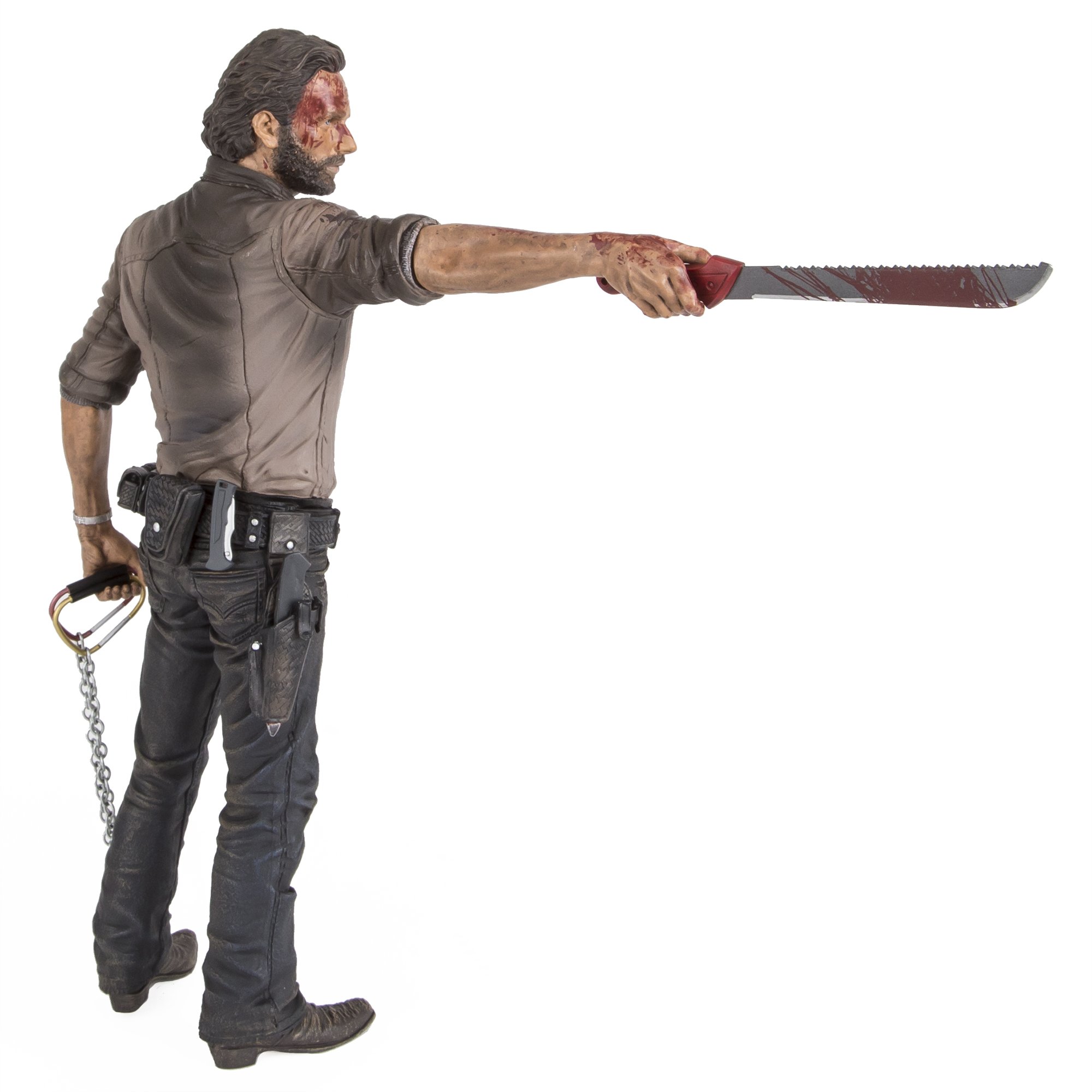 McFarlane Toys The Walking Dead TV Series 10-Inch Rick Grimes Vigilante Edition Deluxe Action Figure - Collectible for Fans, Display & Gifts
