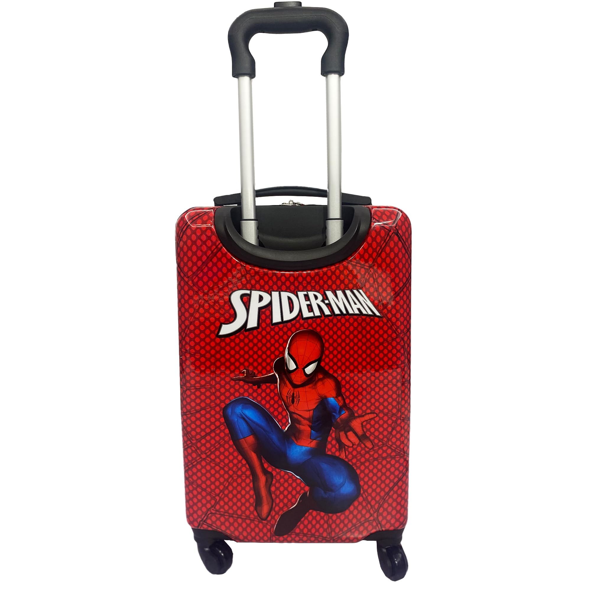 Spider-Man Kids Carry-On Luggage 20 Inch Hardside Suitcase - Lightweight Durable Tween Spinner Luggage for Air Travel, School Trips & Sleepovers | Toddler Travel Accessories