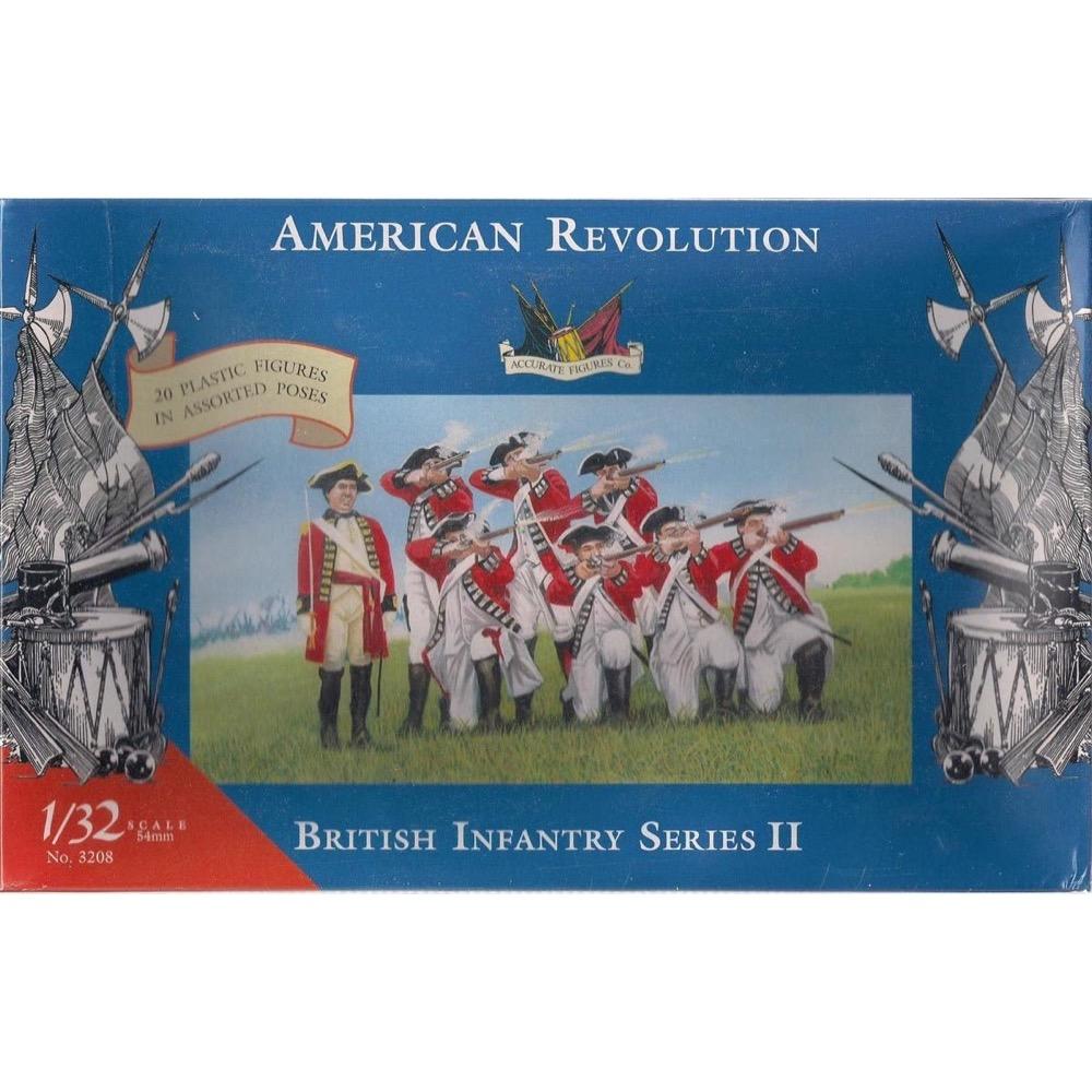 1/32 Scale British Infantry Figures - American Revolution War Miniatures for Collectors & Wargaming | Historical Military Models for Diorama & Tabletop Battles