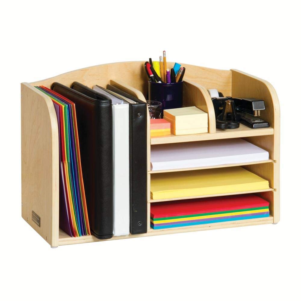 636643 Desk Organizer High Capacity - Premium Office Desk Accessories for Paper, Pens & Supplies - Perfect for Home Office, School & Workspace Organization