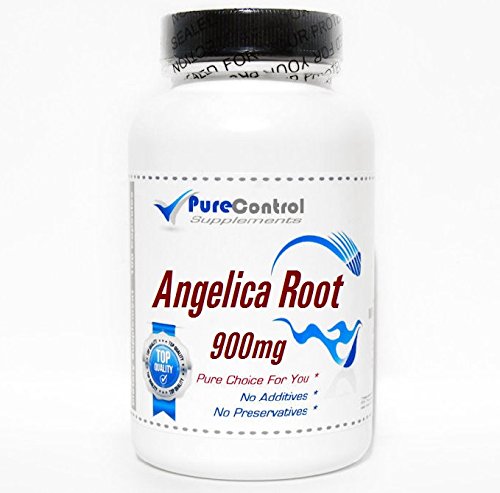 PureControl Supplements Angelica Root 900mg - 180 Capsules | Natural Herbal Supplement for Women's Health, Hormone Balance & Immune Support | Perfect for Daily Wellness Routine & Herbal Tea Alternative