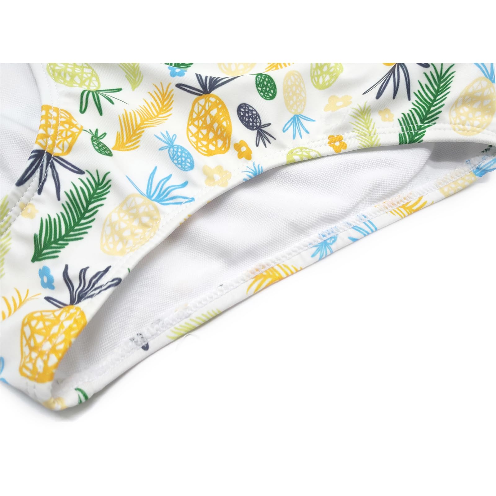 SHEKINI Girls Floral Print Ruffle Bikini Two Piece Swimsuit - Cute Beachwear for Summer Pool Party & Vacation