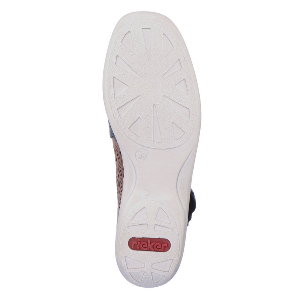 Rieker 413G4 Women's Comfortable Slip-On Loafers - Lightweight Casual Shoes for Walking, Work & Travel | Breathable & Supportive Footwear for Everyday Wear