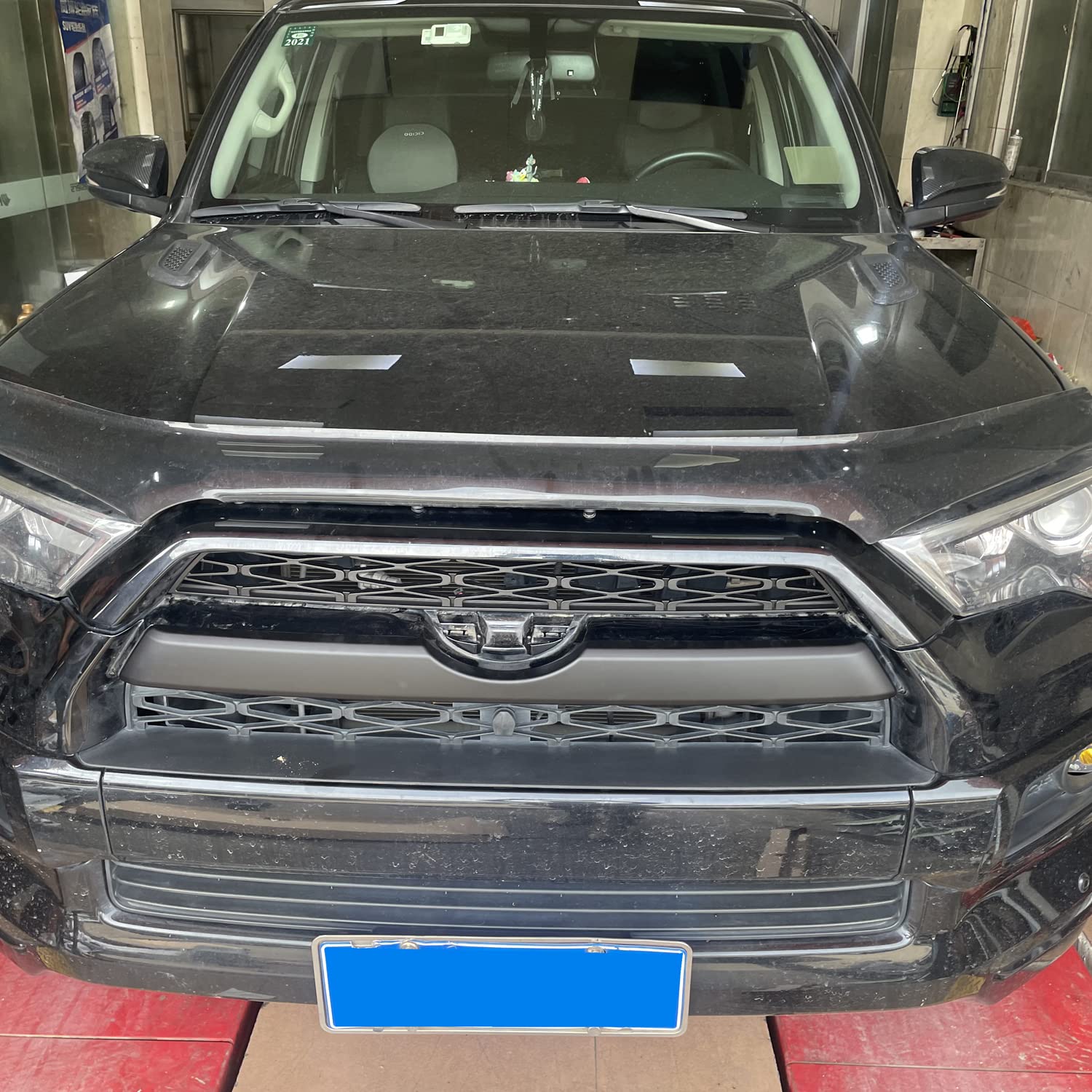Toyota 4Runner Limited 2014-2024 Front Grille Insert Cover - ABS Matte Black Replacement (Fits Limited Only) | Car Exterior Upgrade for Off-Road & Urban Driving