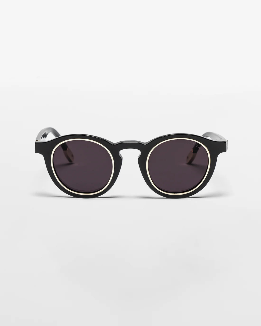 VANTA Serpens Polarized Sunglasses for Men & Women - Gloss Black & Gold Metal Frame - UV Protection - Fashionable & Durable for Driving, Beach, Outdoor Activities
