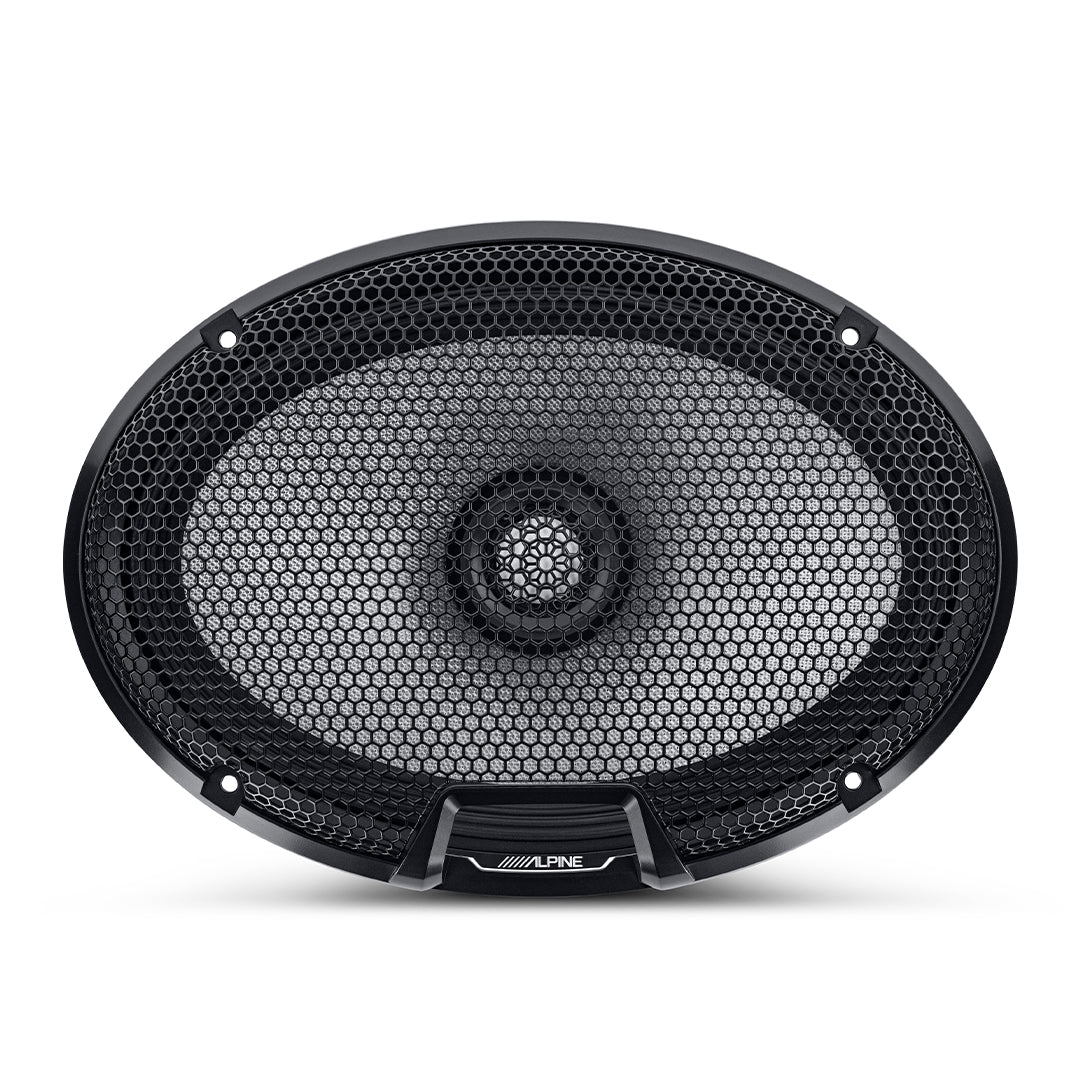 Alpine R2 S69 R Series 6x9 2-Way Hi-Res Coaxial Car Speakers - 300W Peak Power - Premium Sound for Cars, Trucks & SUVs - Perfect for Upgrading Factory Audio Systems