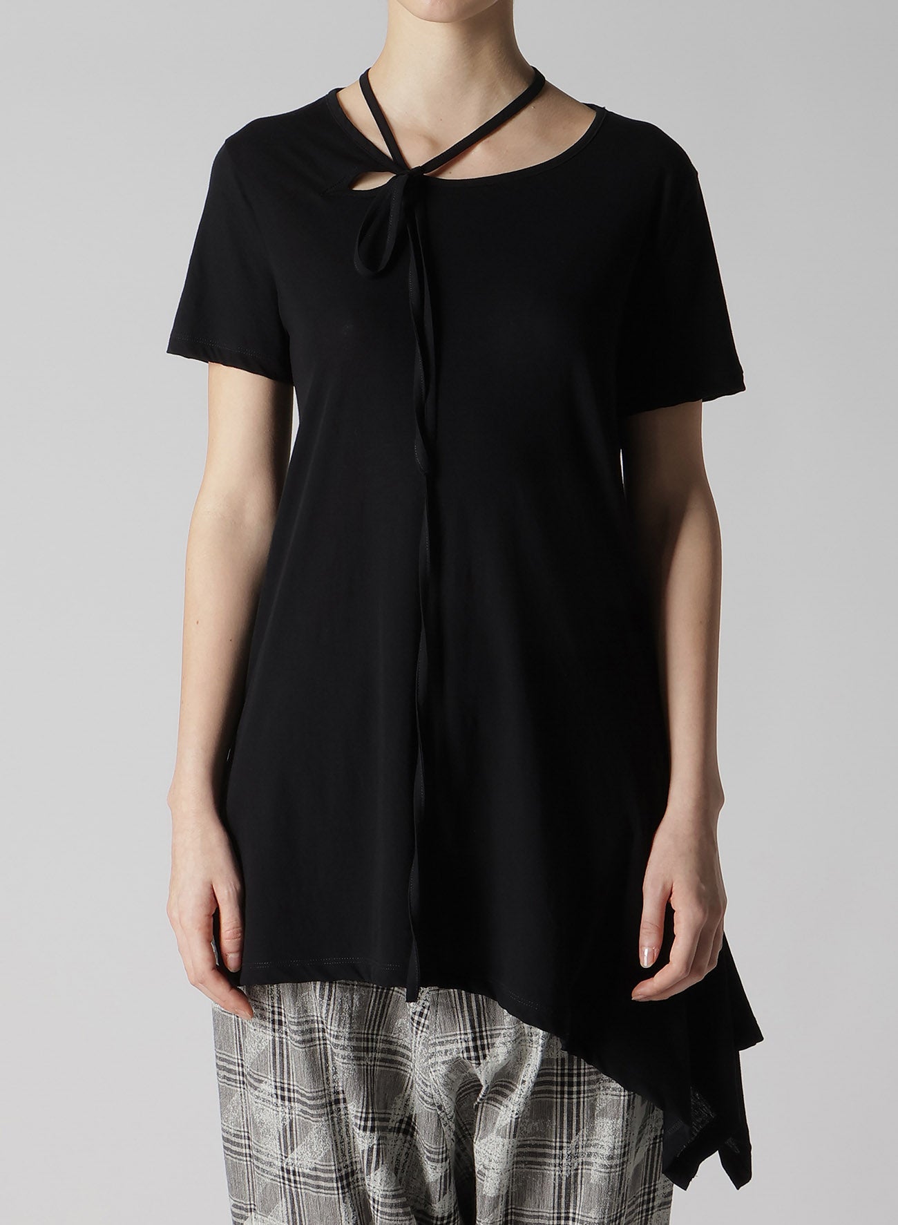 Soft & Breathable Cotton Jersey String T-Shirt for Women - Casual Comfort Fit Tee - Perfect for Everyday Wear, Lounge & Outings