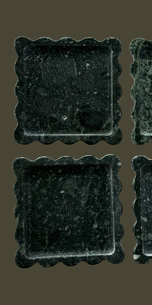 Premium Emerald Green Box Coaster Set - 6-Pack Absorbent Cork Backing Drink Coasters for Coffee, Wine & Dining Table Protection - Perfect for Home, Office & Party Use