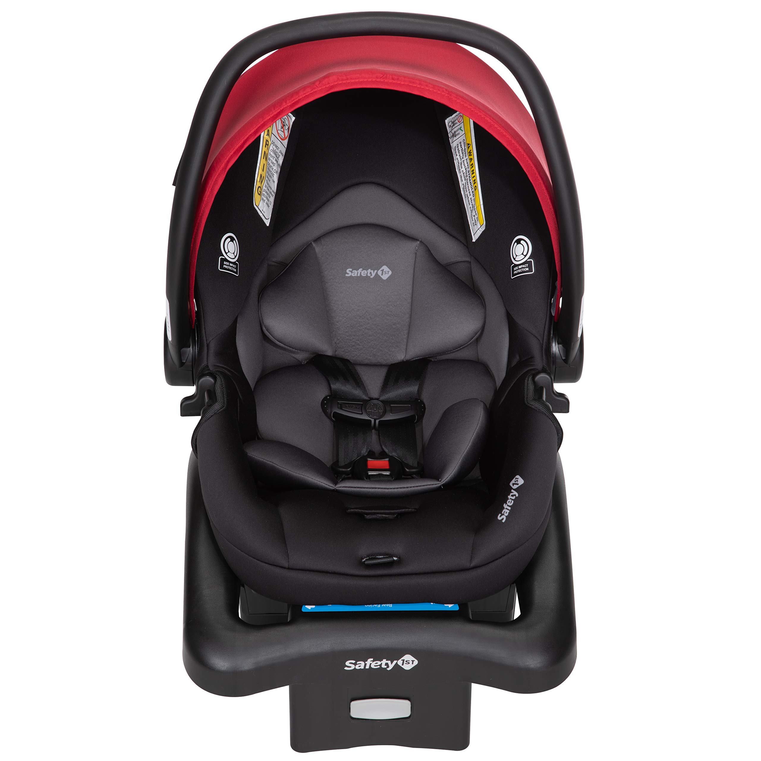 Safety 1st Smooth Ride Travel System Stroller & OnBoard™ FLX Car Seat Combo - Lightweight Infant Stroller with Car Seat for Newborns, Black Cherry | Perfect for Travel, Shopping & Daily Outings