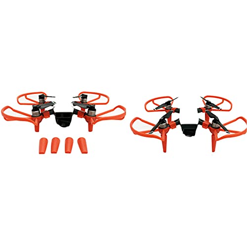 DJI Spark 4-in-1 Combo Kit: Propeller Guards, Landing Gear, Stabilizers & Bumpers - Drone Protection Accessories for Safe Flying, Indoor Use & Beginner Pilots