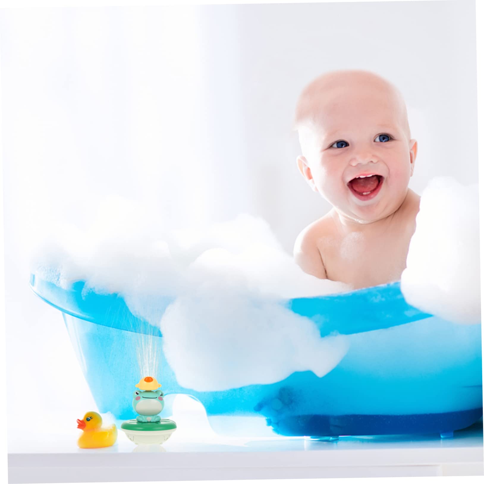 FOYTOKI 2 Sets Frog Bath Toys for Kids - Summer Water Play Sprinkler Toys, Fun Bathtime & Pool Toys for Girls & Boys - Perfect for Outdoor Play, Bath Time Fun & Backyard Water Activities