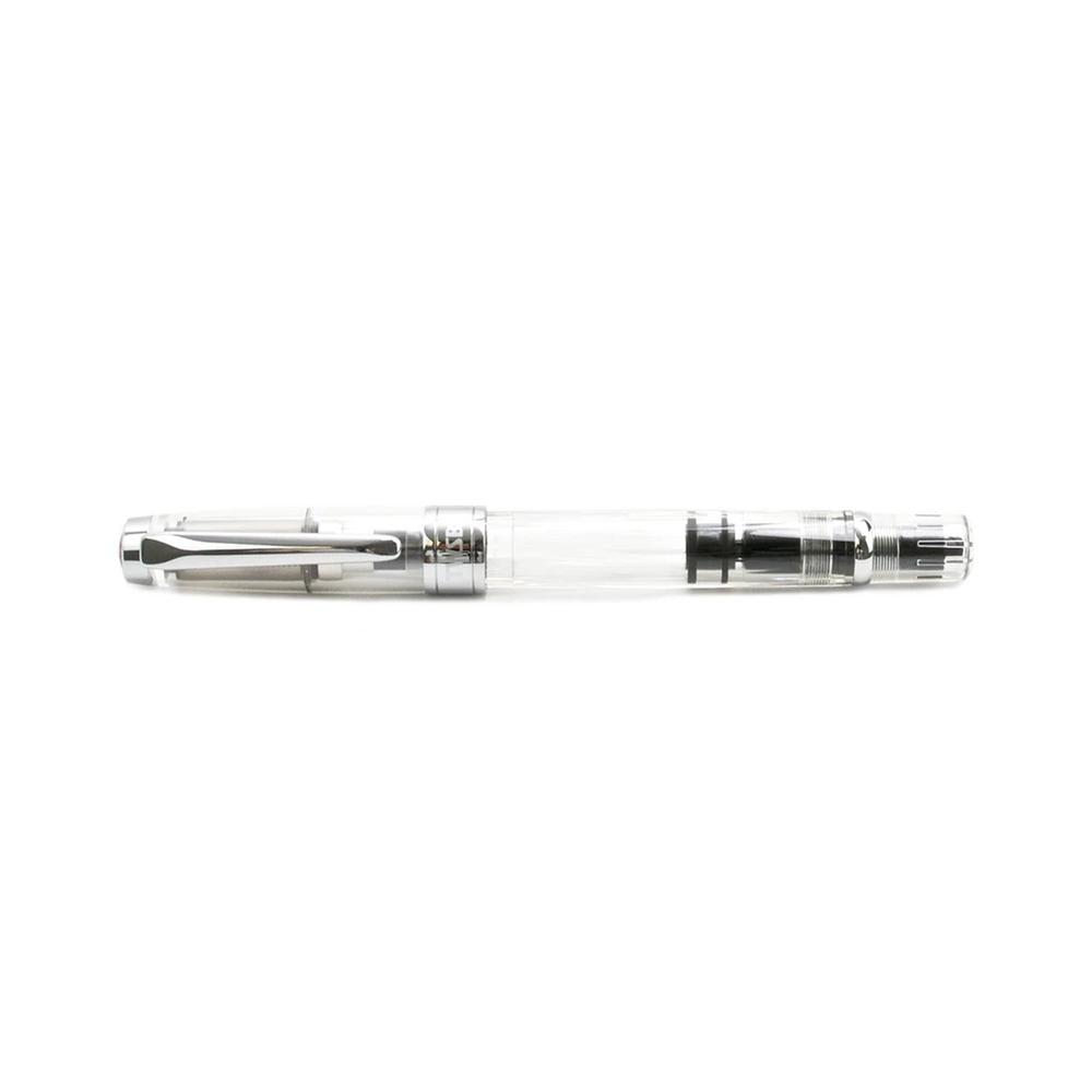 TWSBI Diamond 580 Clear Fountain Pen - Premium Transparent Ink Pen for Writing, Journaling & Calligraphy - Perfect for Office, School & Gift Giving