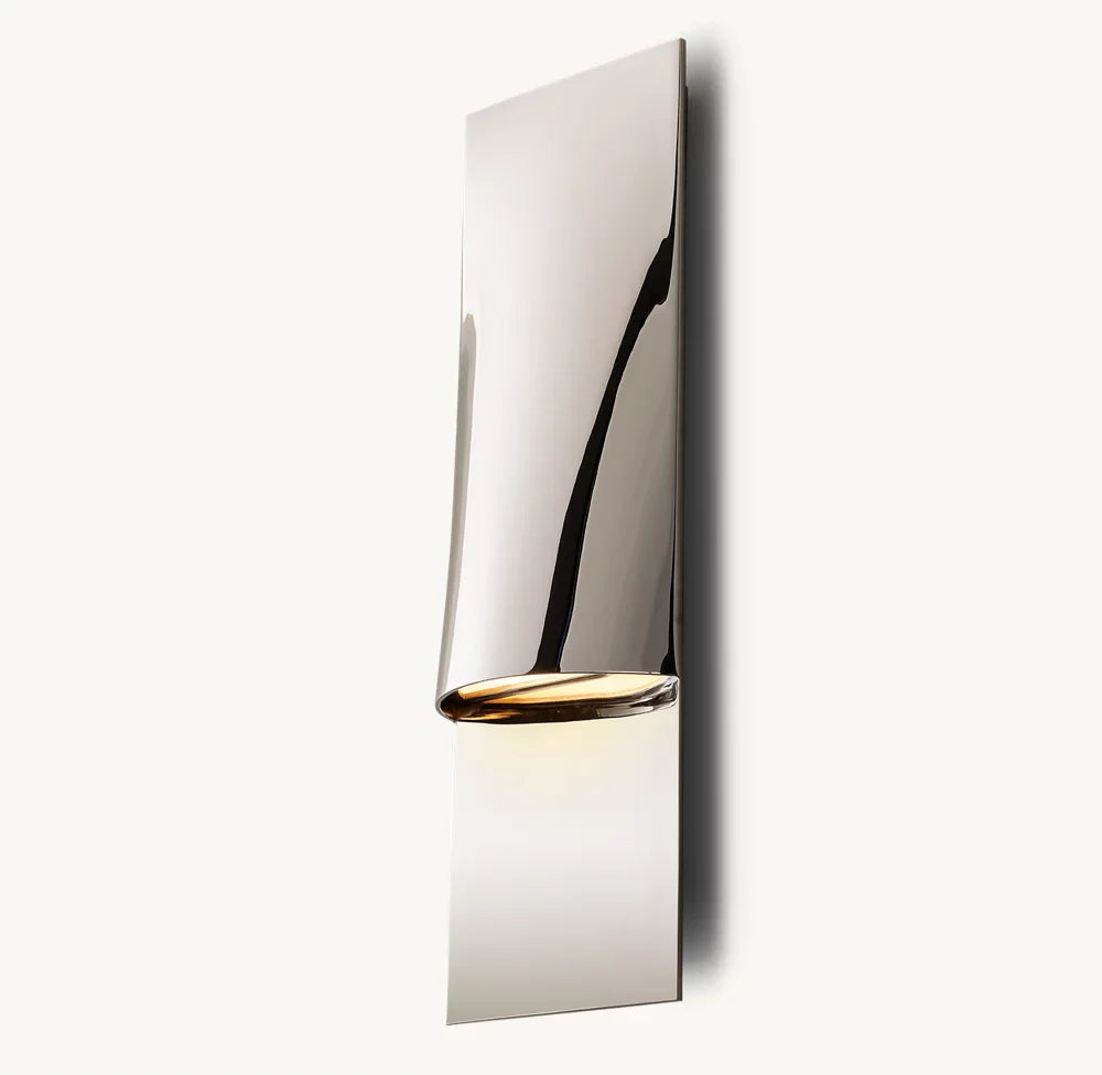 Modern Vertical Rectangular Wall Sconce - Sleek LED Light Fixture for Bedroom, Living Room & Hallway - Dimmable Indoor Lighting with Adjustable Arms - Perfect for Home Decor & Ambient Lighting