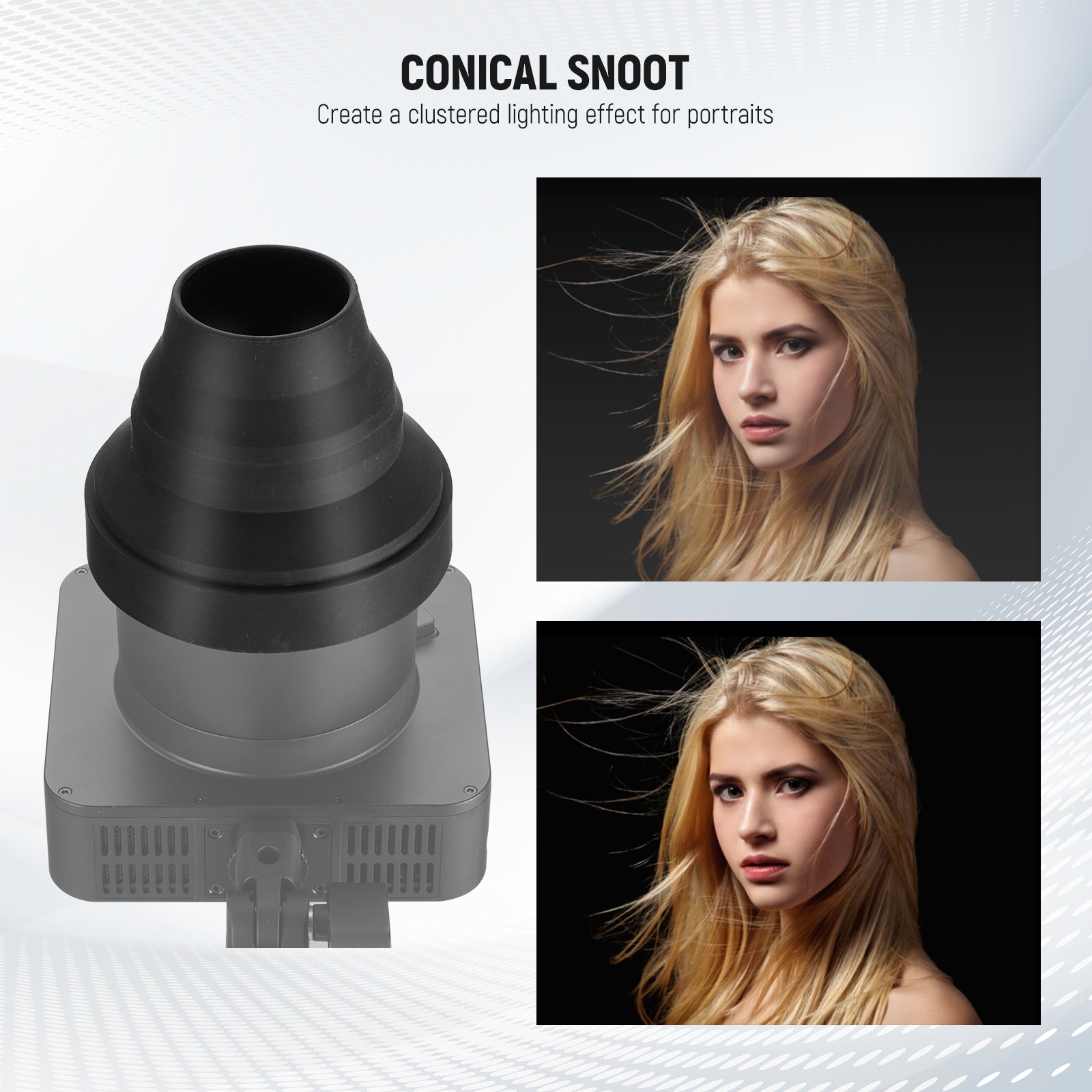 NEEWER CQB1 Magnetic Flash Accessory Kit for Q4 - Professional Outdoor & Studio Photography Lighting - Perfect for Portraits, Product Shots, and Creative Lighting Effects