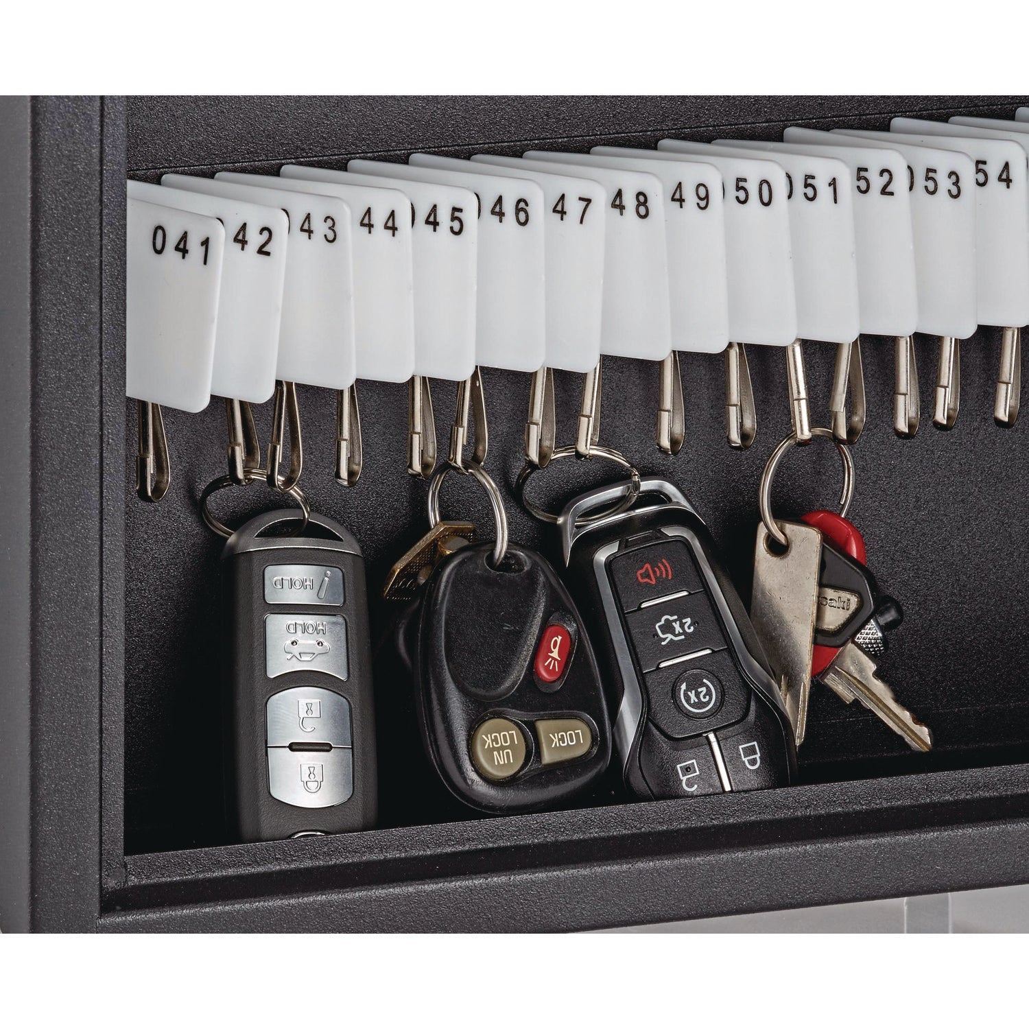 AdirOffice Steel Digital Lock Key Cabinet - 60 Key Capacity, 13