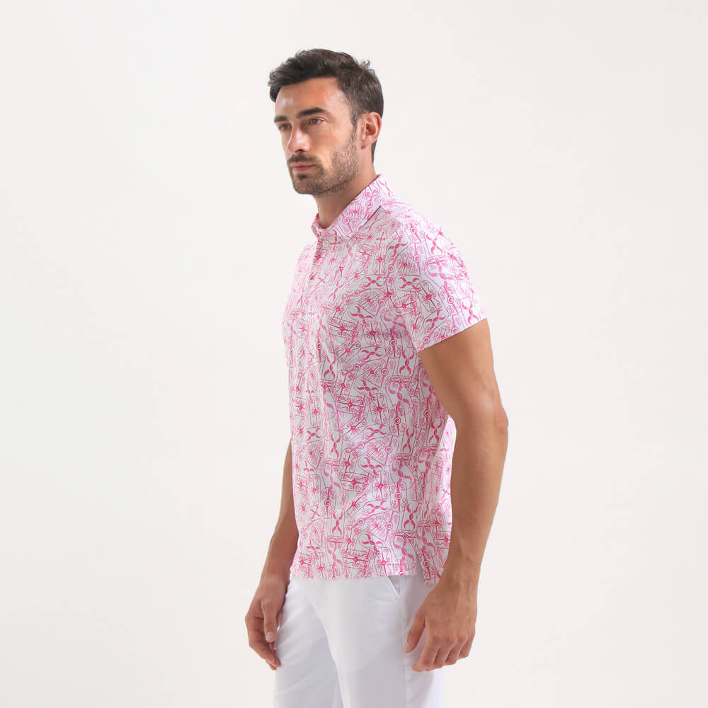 ANYONE | LIGHT H.D JERSEY SUNBLOCK® POLO Shirt - UPF 50+ Sun Protection, Moisture-Wicking & Breathable | Men's Casual Golf & Outdoor Performance Shirt - Perfect for Summer Sports, Beach & Travel