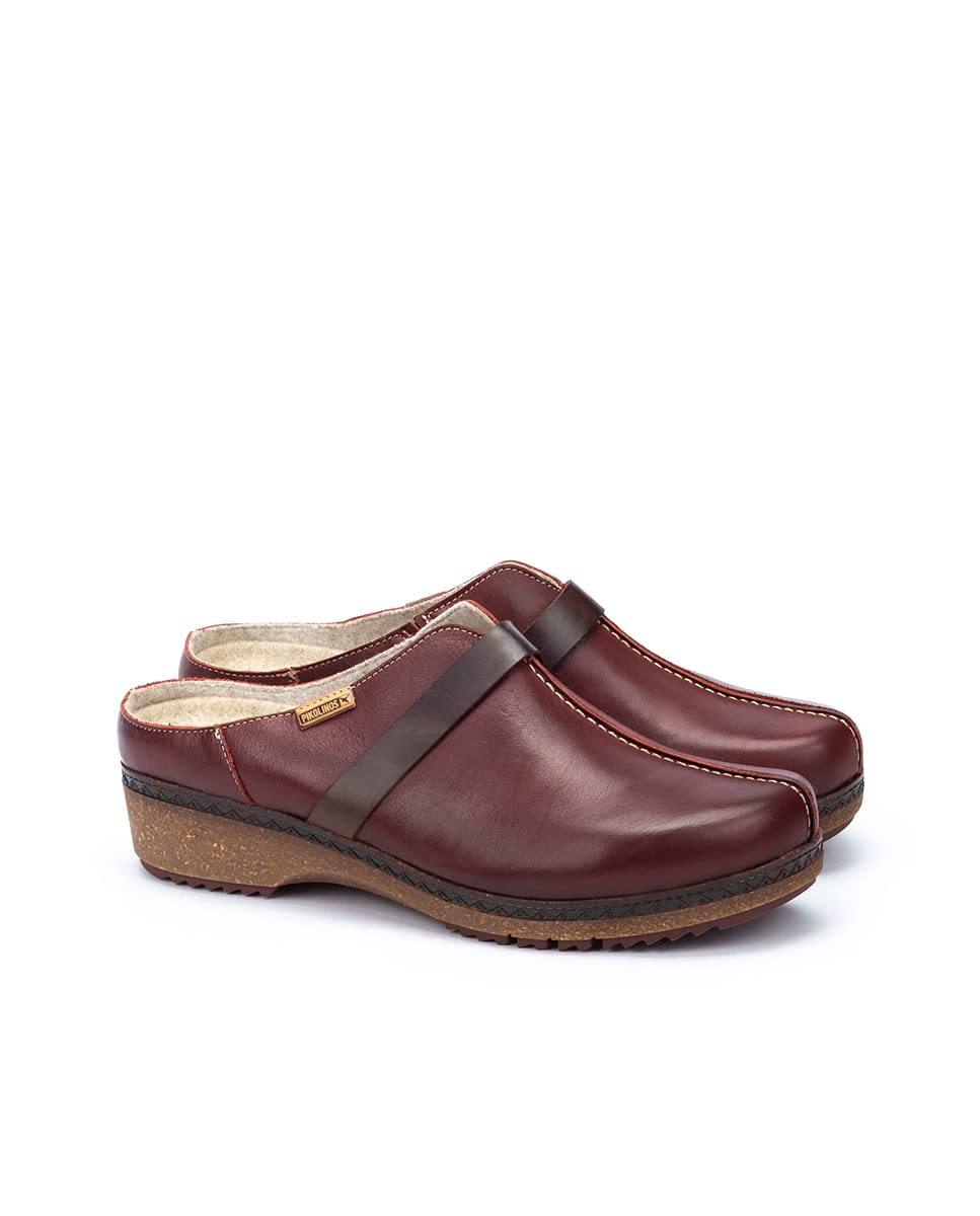 PIKOLINOS Women's Leather Clogs - Granada Style Comfortable Slip-On Shoes for Casual Wear, Walking & Outdoor Activities