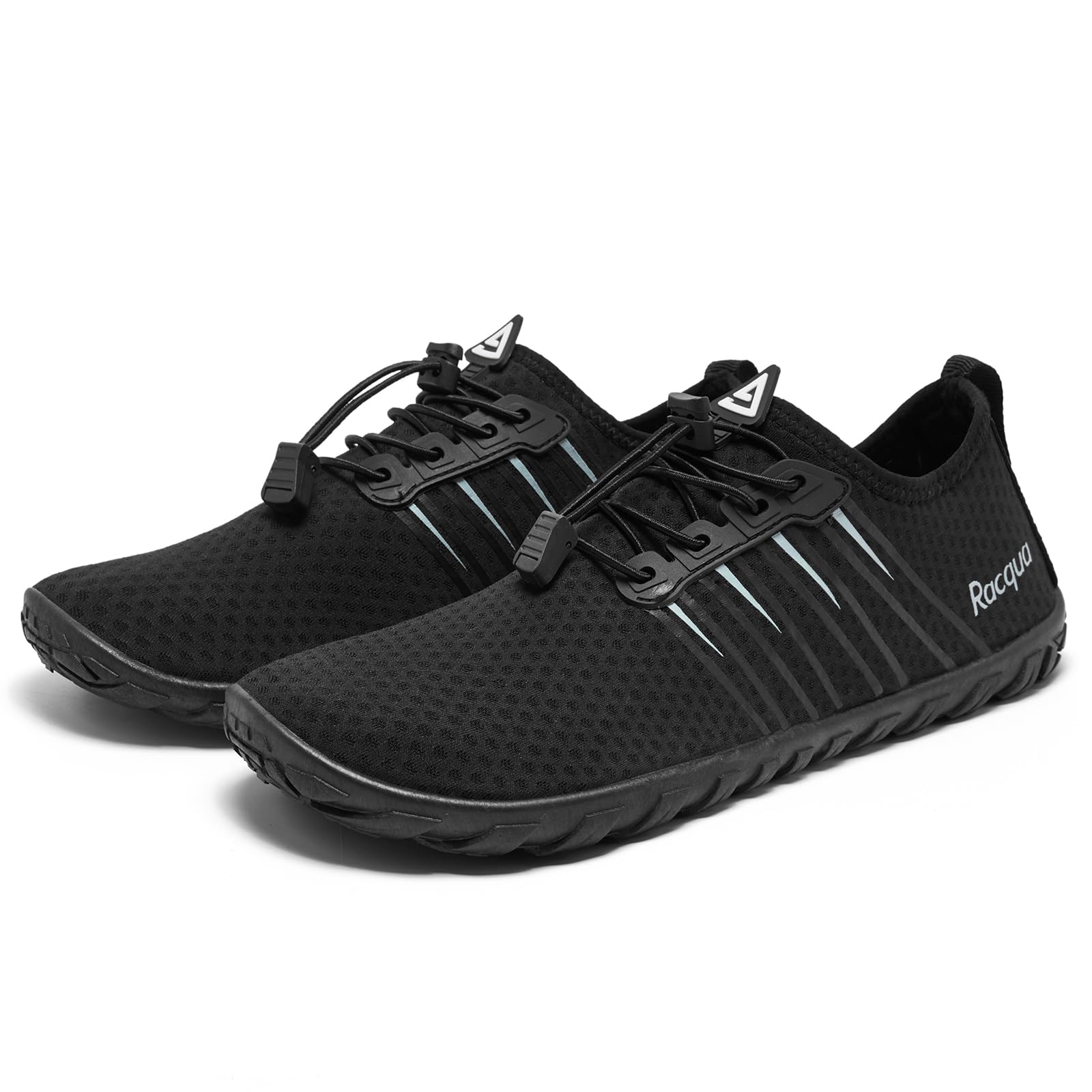 **Racqua Men's & Women's Barefoot Water Shoes – Quick-Dry, Anti-Slip Swim Shoes for Beach, Pool & Water Sports**    **Perfect for Swimming, Kayaking, Surfing & Outdoor Adventures**