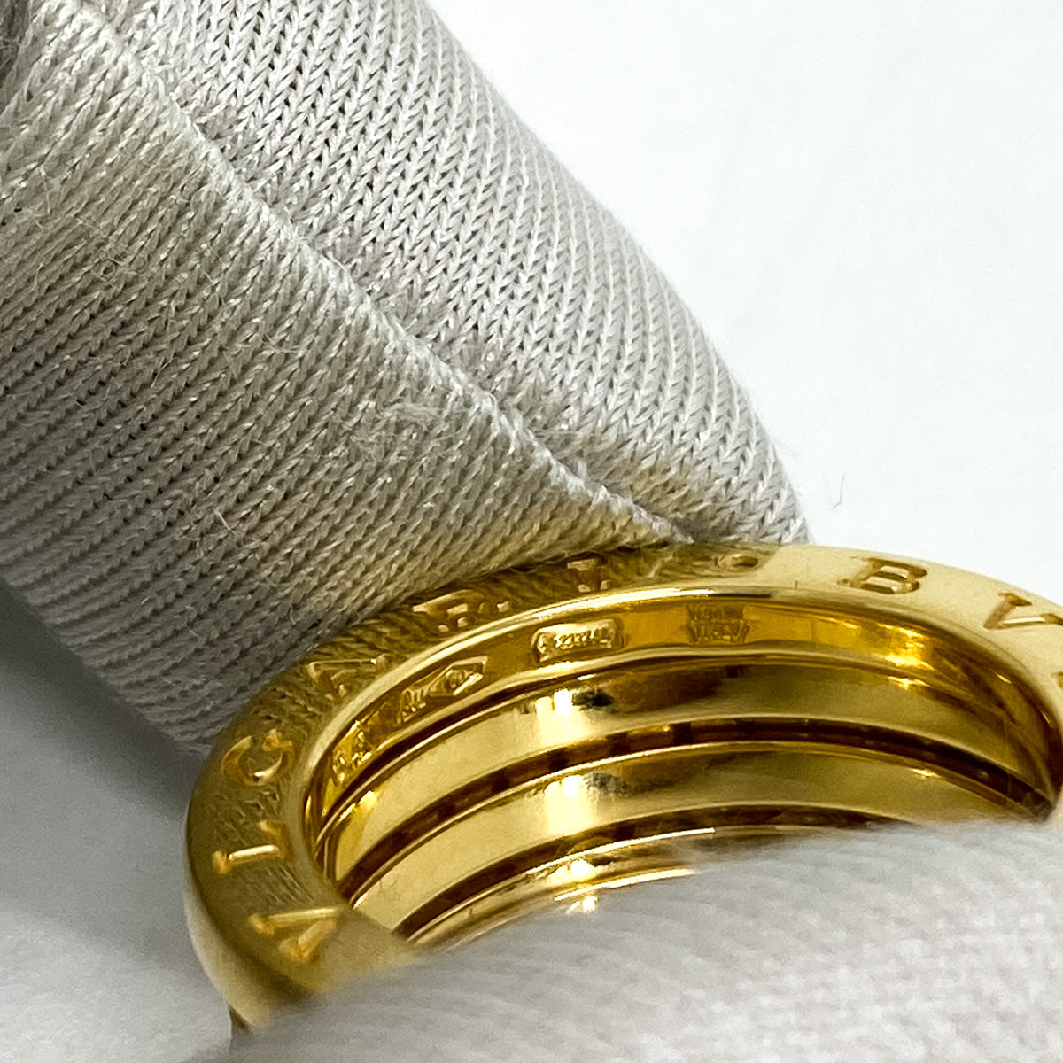 Bvlgari B.Zero1 18K Yellow Gold Diamond Ring for Women - Luxury Italian Jewelry for Anniversary, Wedding & Special Occasions