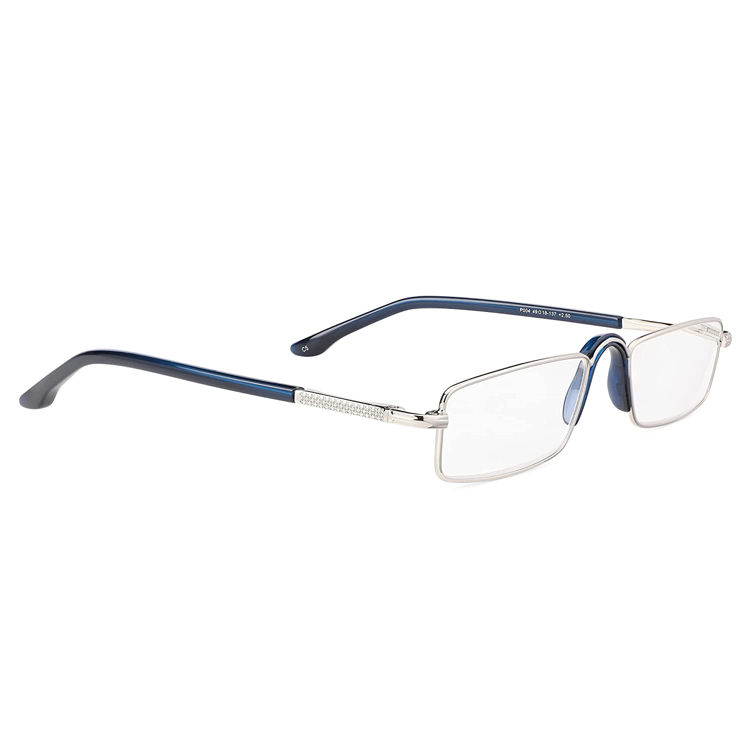 Premium Full Rim Reading Glasses with Fixed Nose Pad - Comfortable & Stylish for Reading, Computer Work & Daily Use