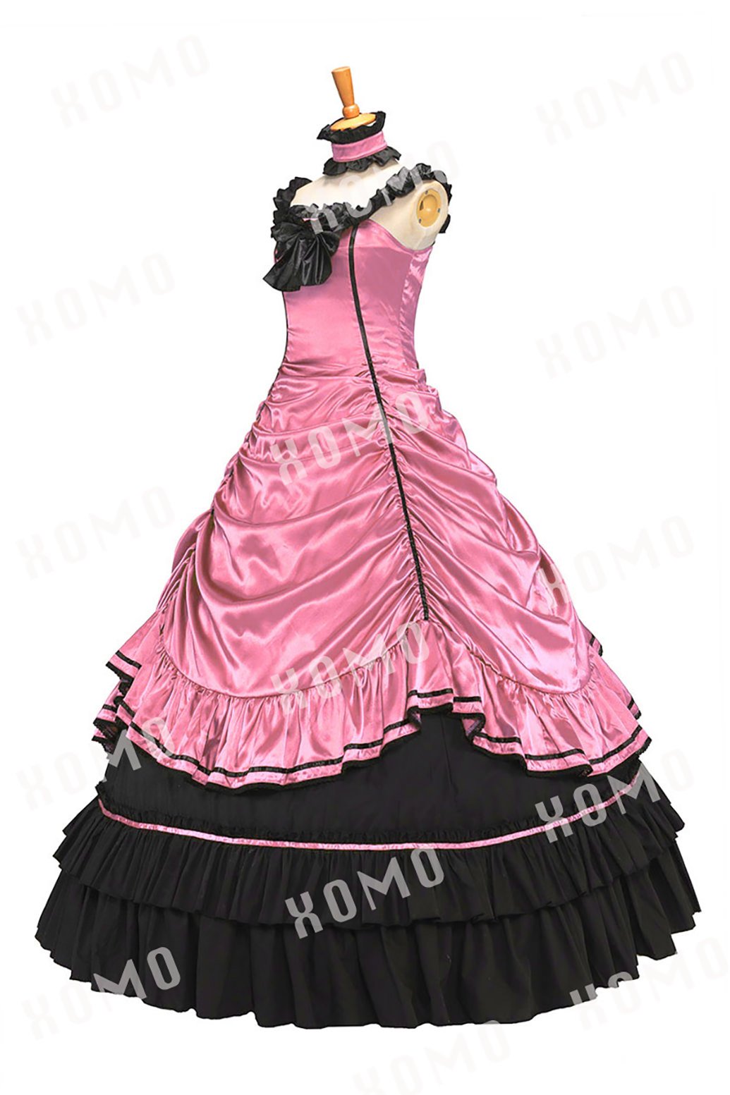 Southern Belle Civil War Off Shoulder Formal Dress - Elegant Satin Lolita Ball Gown for Prom, Wedding & Historical Reenactment