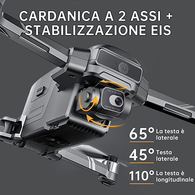 SJRC F22S 4K Pro Drone with HD EIS Camera, Laser Obstacle Avoidance, 3.5km Flight Range, 2-Axis Gimbal, 35 Min Flight Time, GPS Return, Professional RC Drone - Perfect for Aerial Photography, Travel Vlogging & Outdoor Adventures