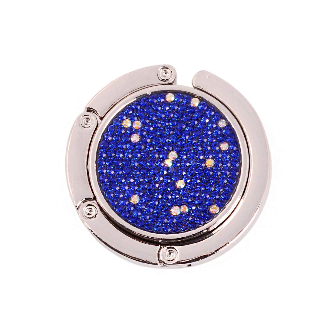 Luxury Rhinestone Handbag Hanger - Foldable Purse Hook for Table, Durable Bag Holder for Restaurants, Bars & Travel - CQFONG 2019 Newest Design