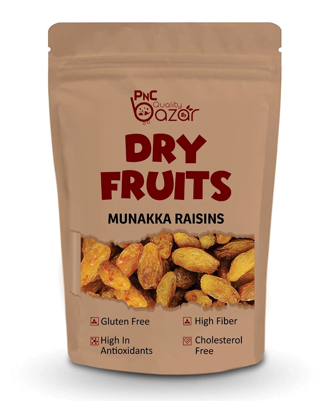 Premium Golden Raisins with Seeds - PNC Quality Bazar 50g | Healthy Snack, Baking Ingredient & Trail Mix for On-the-Go Nutrition