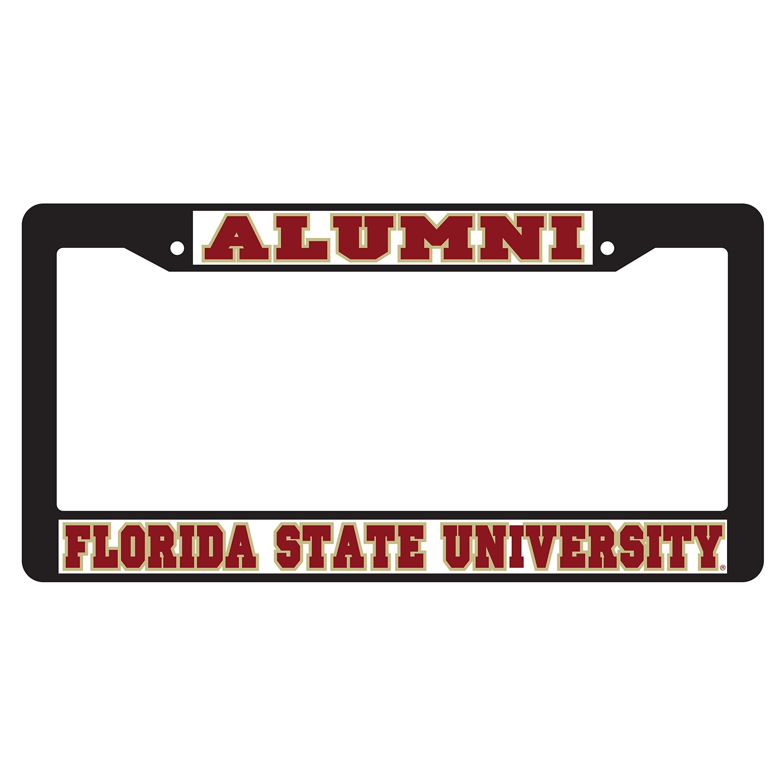 Florida State Seminoles Black License Plate Frame for FSU Alumni - Perfect for Cars, Trucks & Tailgating (17097)