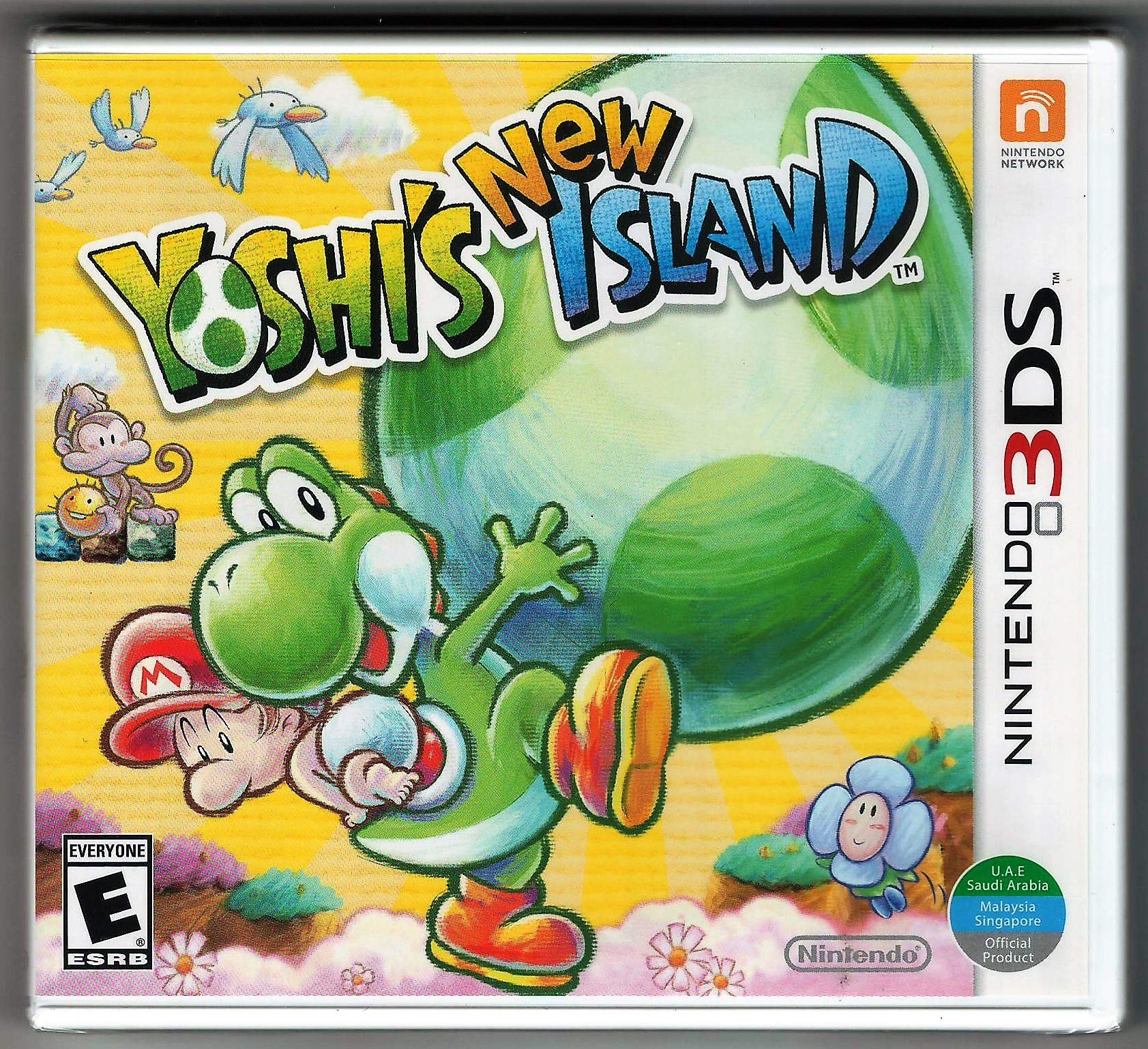 Yoshi's New Island - Nintendo 3DS Game (World Edition) | Fun Adventure Platformer for Kids & Adults | Perfect for Travel & Family Game Nights