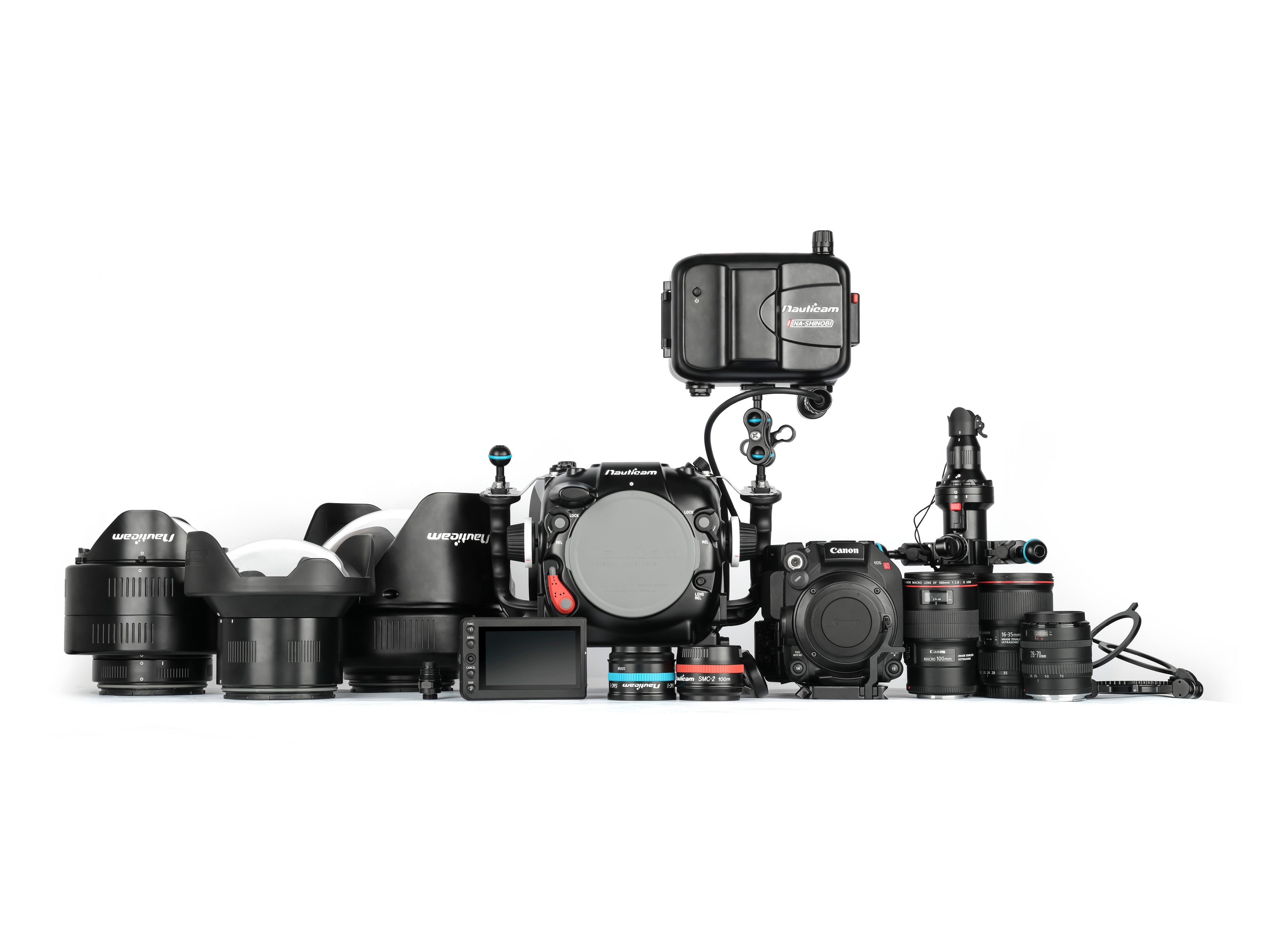 Nauticam NA C500II Underwater Housing for Canon EOS C300III/C500II Camera System with N120 Port - Professional 4K Video Shooting for Scuba Diving & Marine Photography