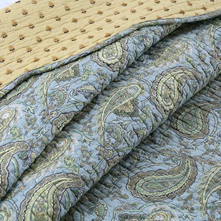Premium 3-Piece 100% Cotton Quilt Bedding Set - Full/Queen Size - Soft & Breathable Bedroom Comforter for Cozy Sleep & Home Decor
