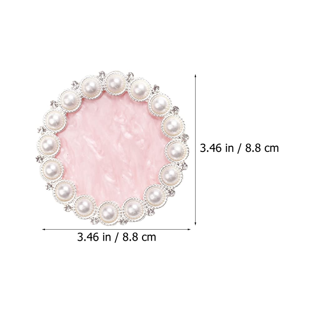 Beaupretty 3Pcs Nail Pigment Palette Set - Pearl Bead Nail Art Display Tray with Polish Drawing Frame for Professional & Home Salon Use | Perfect for Nail Tip Samples, Manicure Practice & Nail Art Showcase