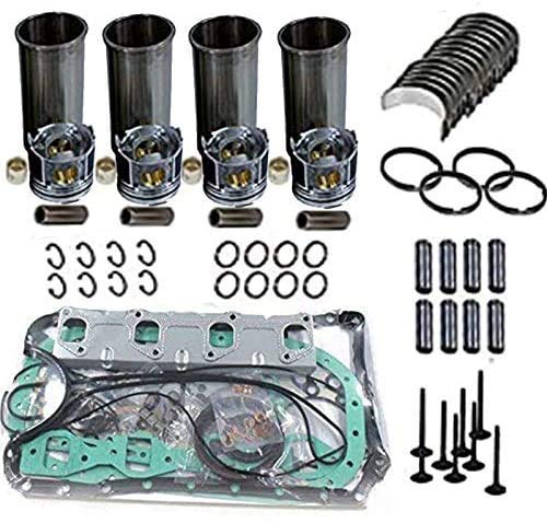 Mitsubishi S4SDT Engine Rebuild Kit - Compatible with MAM VG80 VR90 Combine Harvester | Replacement Parts for Agricultural Machinery Maintenance & Repair