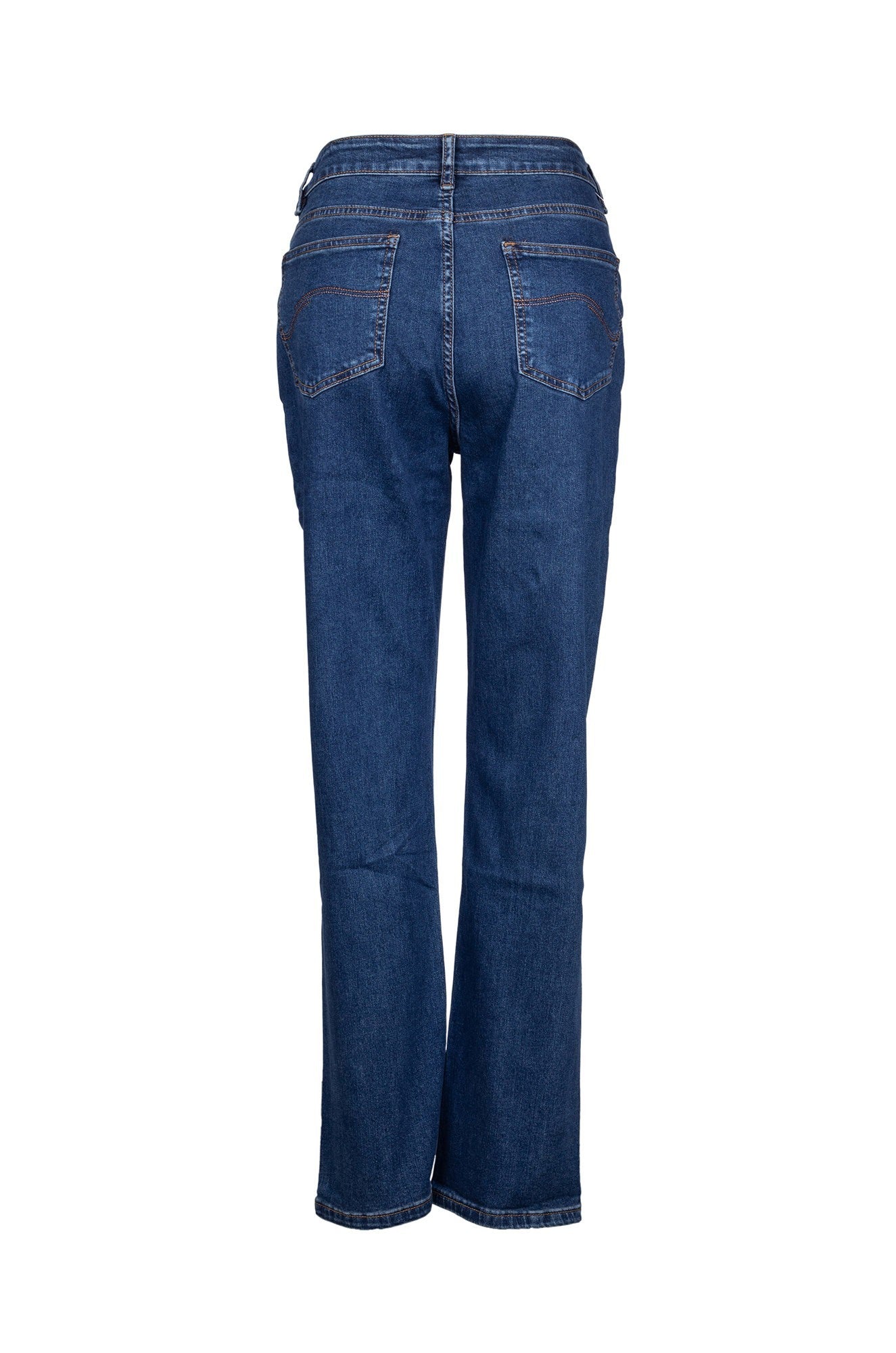 Stylish Short Jeans for Women - Dark Indigo Denim | High Waist Slim Fit | Perfect for Casual Outings and Summer Fashion