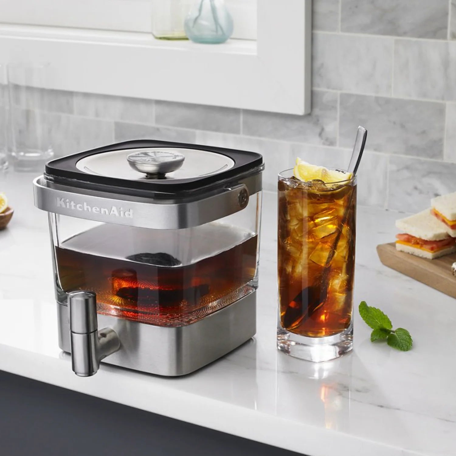 KitchenAid 28 oz Cold Brew Coffee Maker #KCM4212SX - Perfect for Iced Coffee at Home, Office or Outdoor Camping