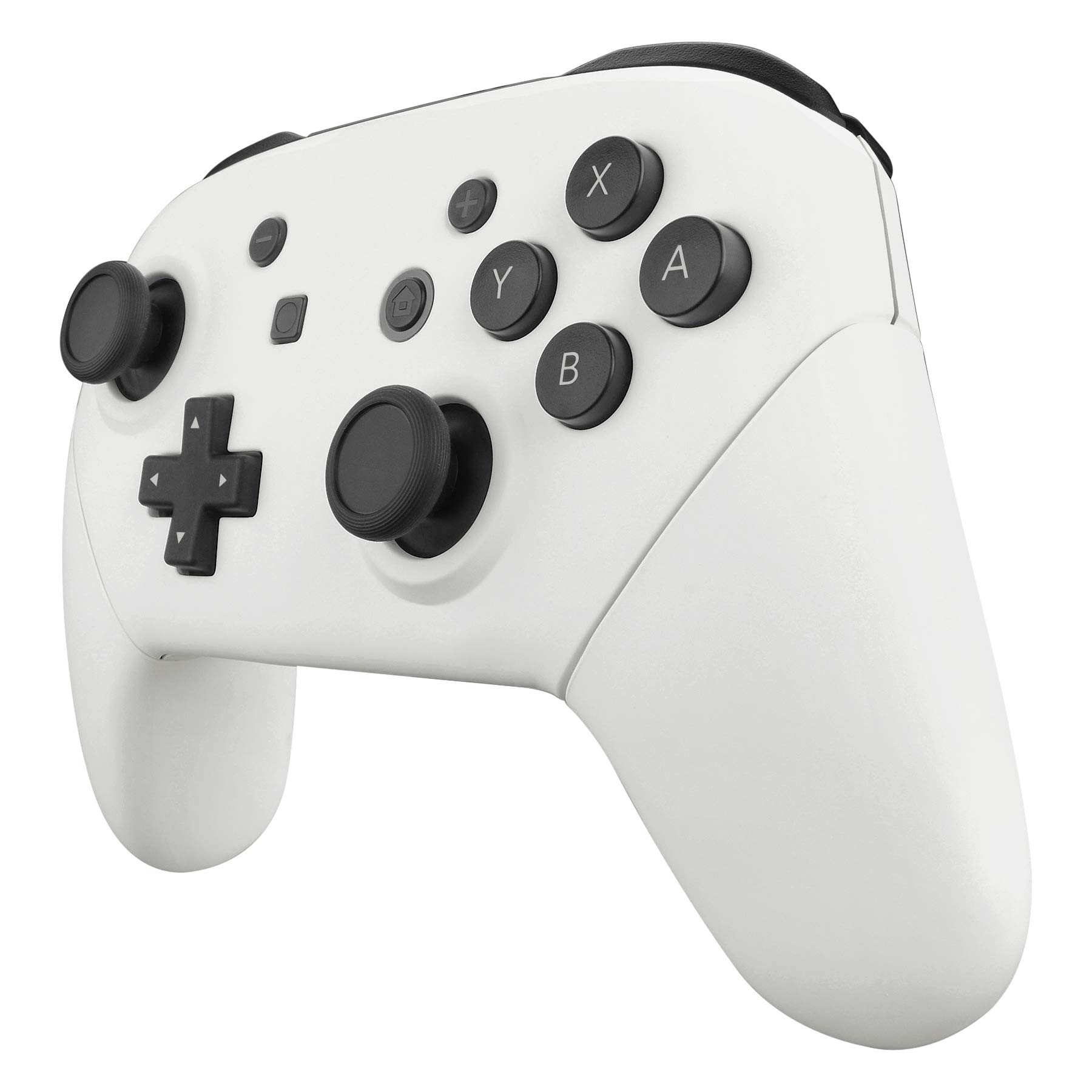 eXtremeRate Replacement Cover Grip Shell Case for Nintendo Switch Pro Controller (Controller Not Included) - White | Enhanced Grip & Comfort for Gaming Sessions