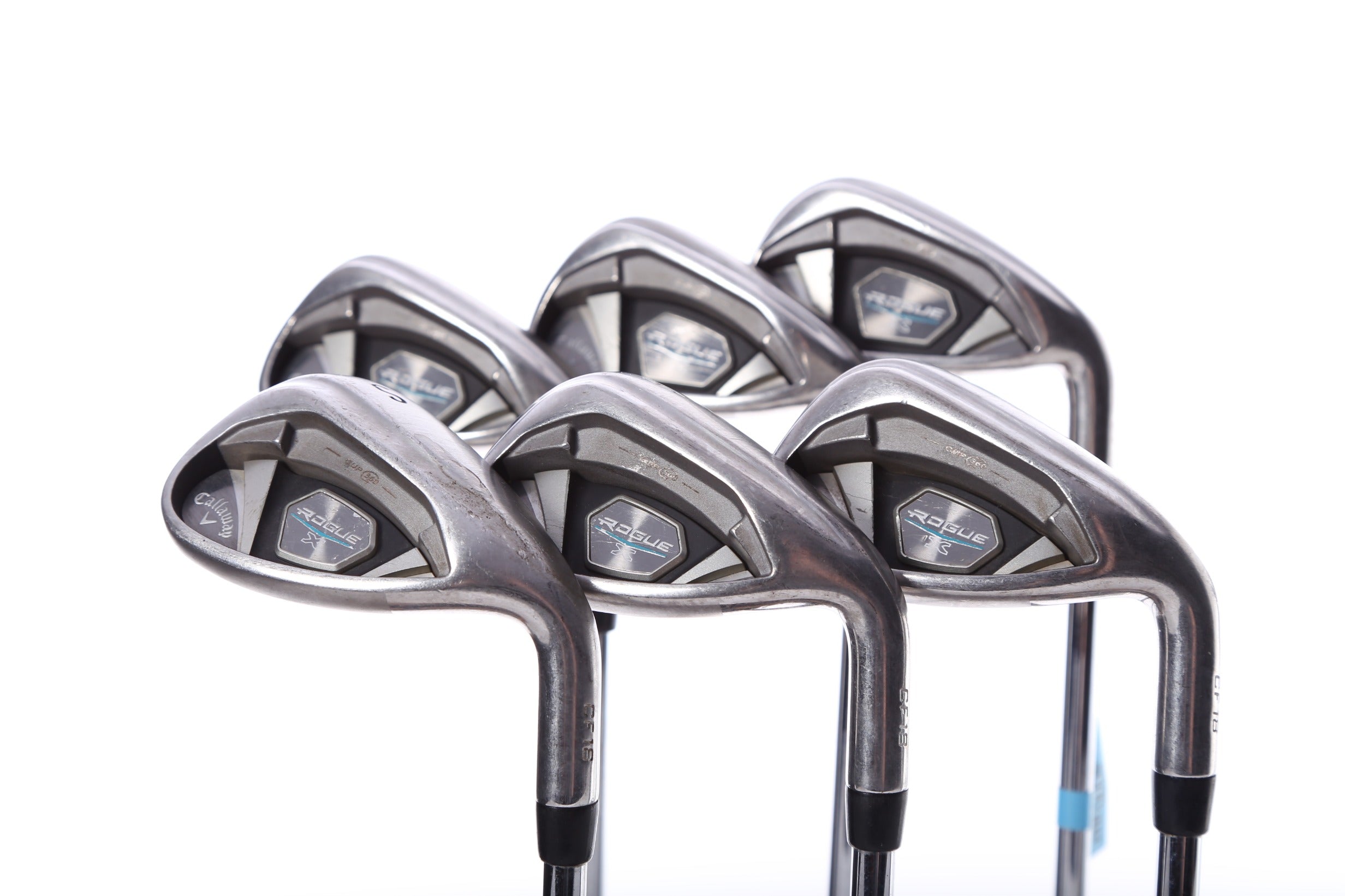 Used Callaway Rogue X Iron Set - Right Handed 7-SW Extra Stiff Flex Golf Clubs for Men | Perfect for Driving Range Practice & Course Play