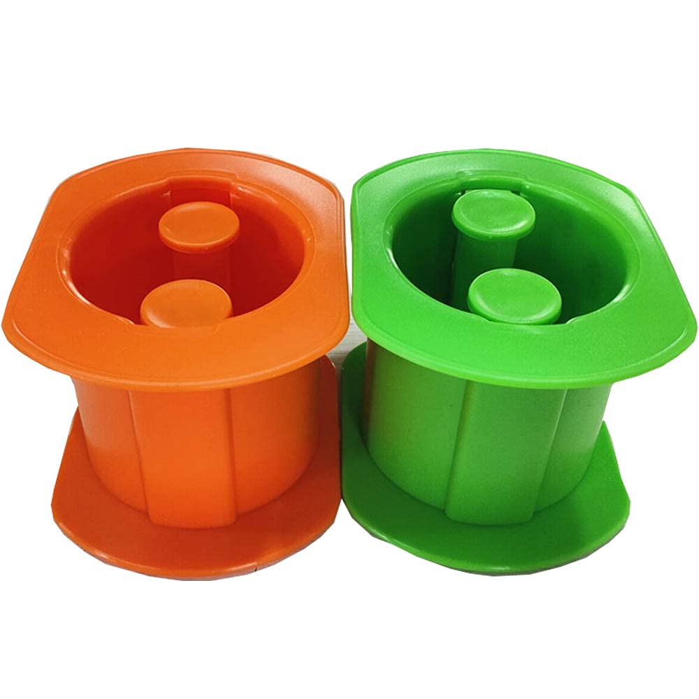 NIWWIN Manual Sausage Maker - Hot Dog & Cevapcici Maker with Non-Stick Surface for BBQ, Grilling & Party - Easy to Make Stuffed Sausages & Meat Strips (Orange) | Perfect for Backyard Cookouts, Camping & Family Gatherings
