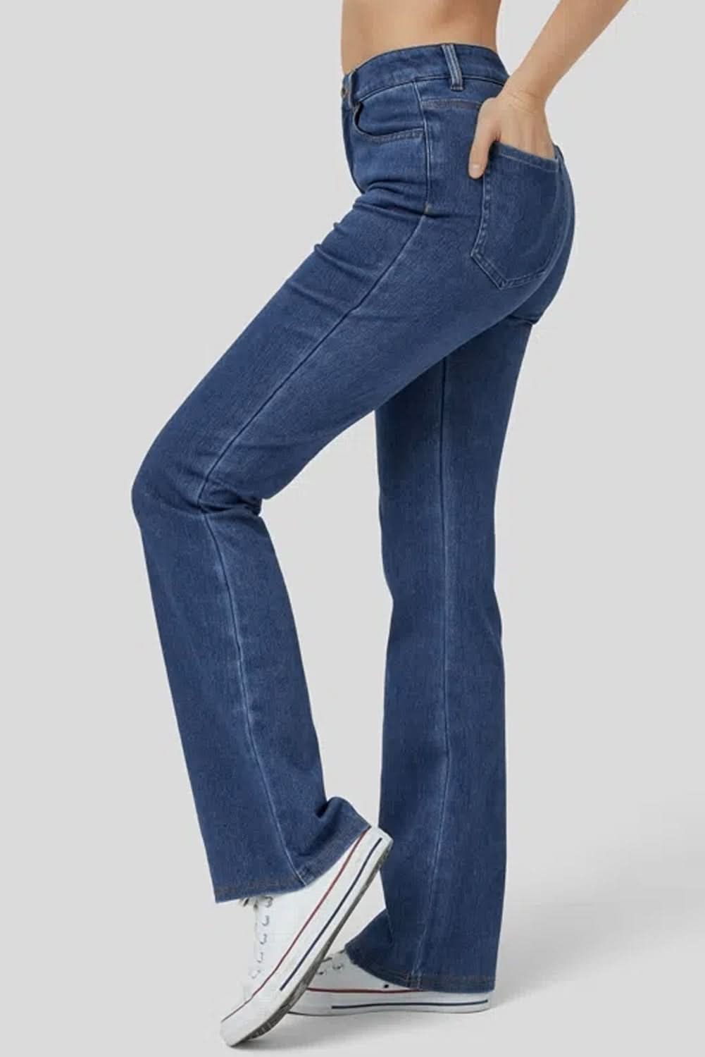Ashleigh Blue Stretchy Bootcut Jeans for Women - Comfortable & Flattering Fit - Perfect for Casual Wear & Office Outfits