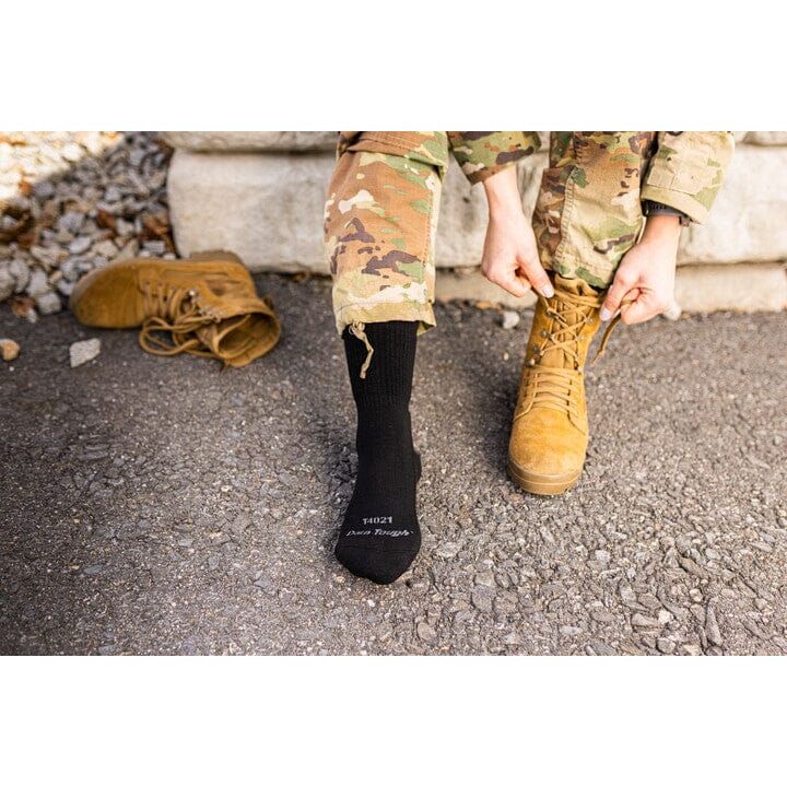 Darn Tough Boot Midweight Tactical Socks with Cushioning - Durable Military-Grade Socks for Hiking, Work Boots & Outdoor Activities