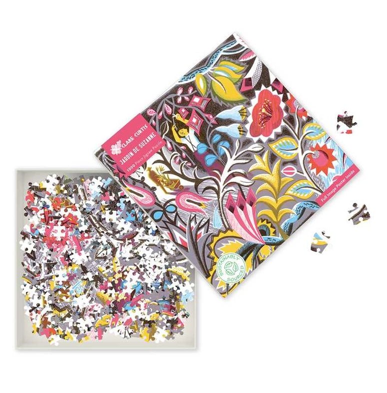Jardin de Suzanne 1000 Piece Jigsaw Puzzle - Beautiful Floral Garden Landscape Puzzle for Adults & Teens - Perfect for Relaxation, Family Bonding & Home Decor