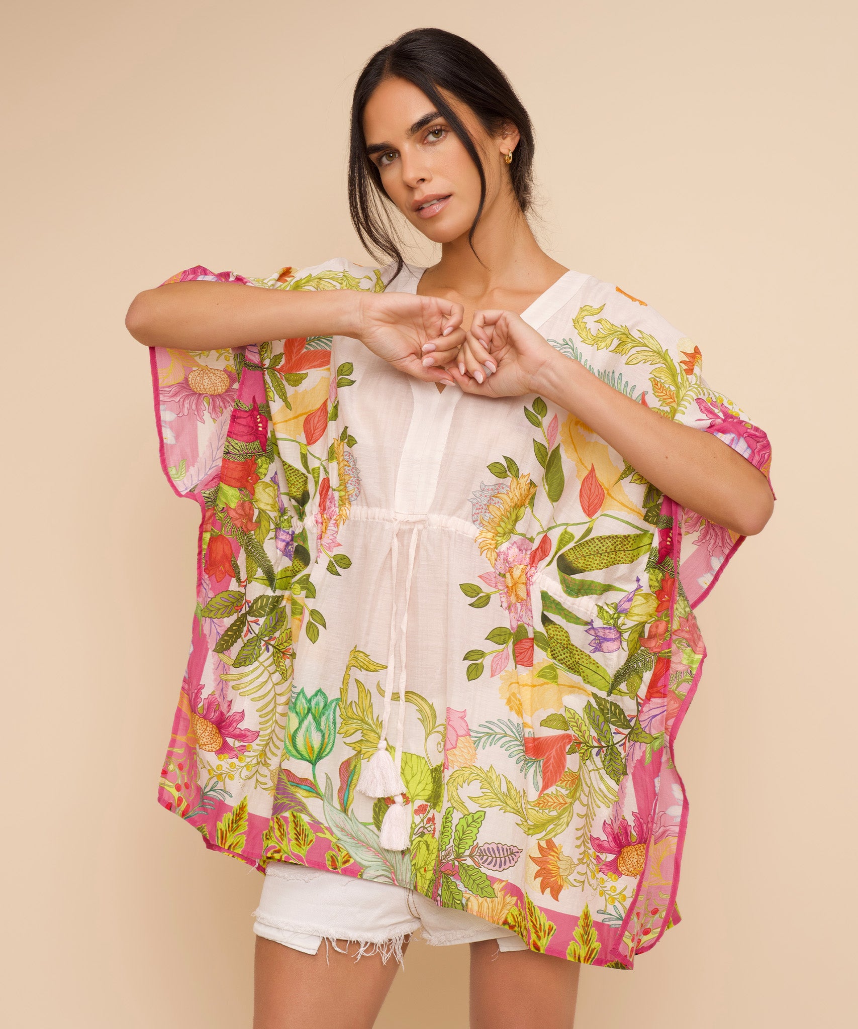 Oasis Butterfly Caftan - Flowy Boho Maxi Dress for Women | Beach Cover Up, Summer Vacation, Pool Party & Festival Outfit