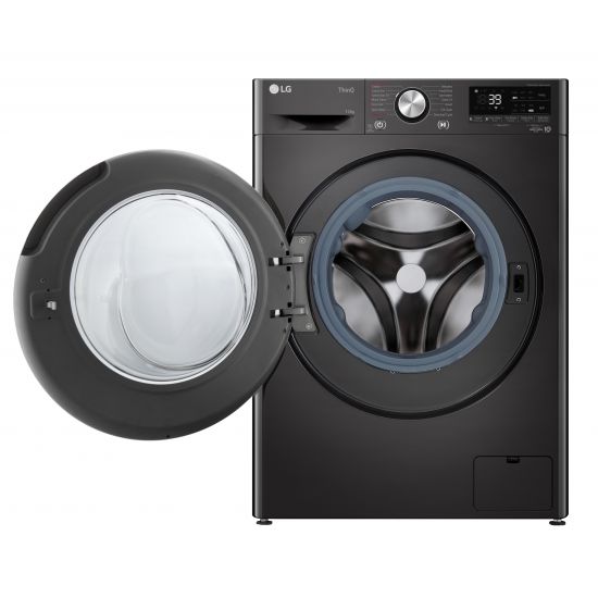 LG WV9 1412B 12kg Front Load Washing Machine - Energy Efficient, Large Capacity for Family Laundry Needs | Perfect for Home, Apartment, and Laundromat Use