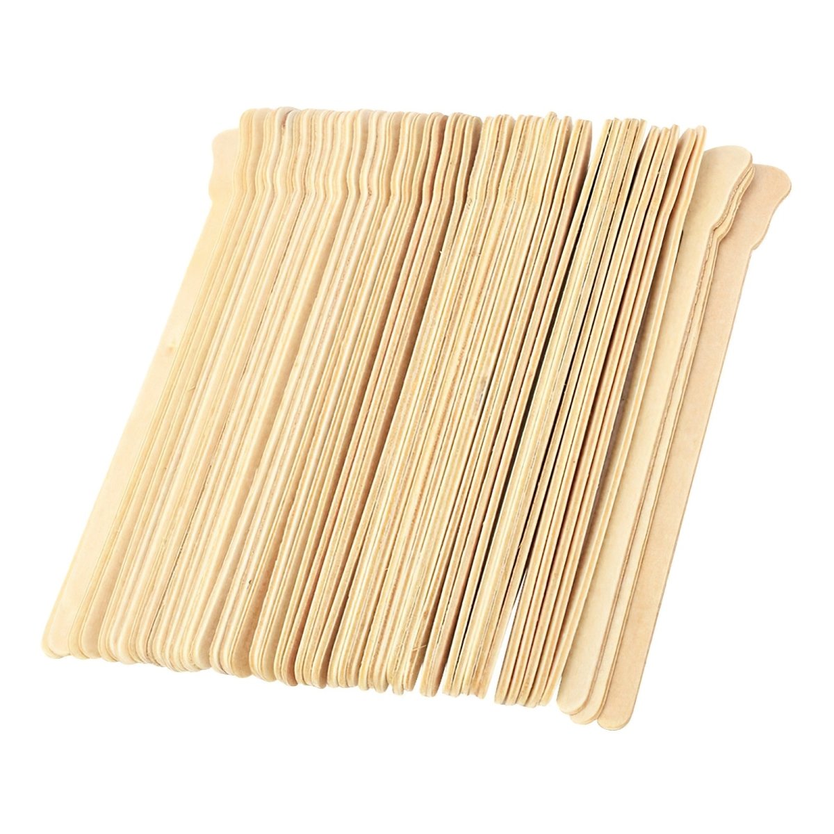 Professional Wax Spatulas & Wooden Applicator Sticks for Eyebrow & Hair Removal - Smooth Wax Application for Salon, Spa & Home Use