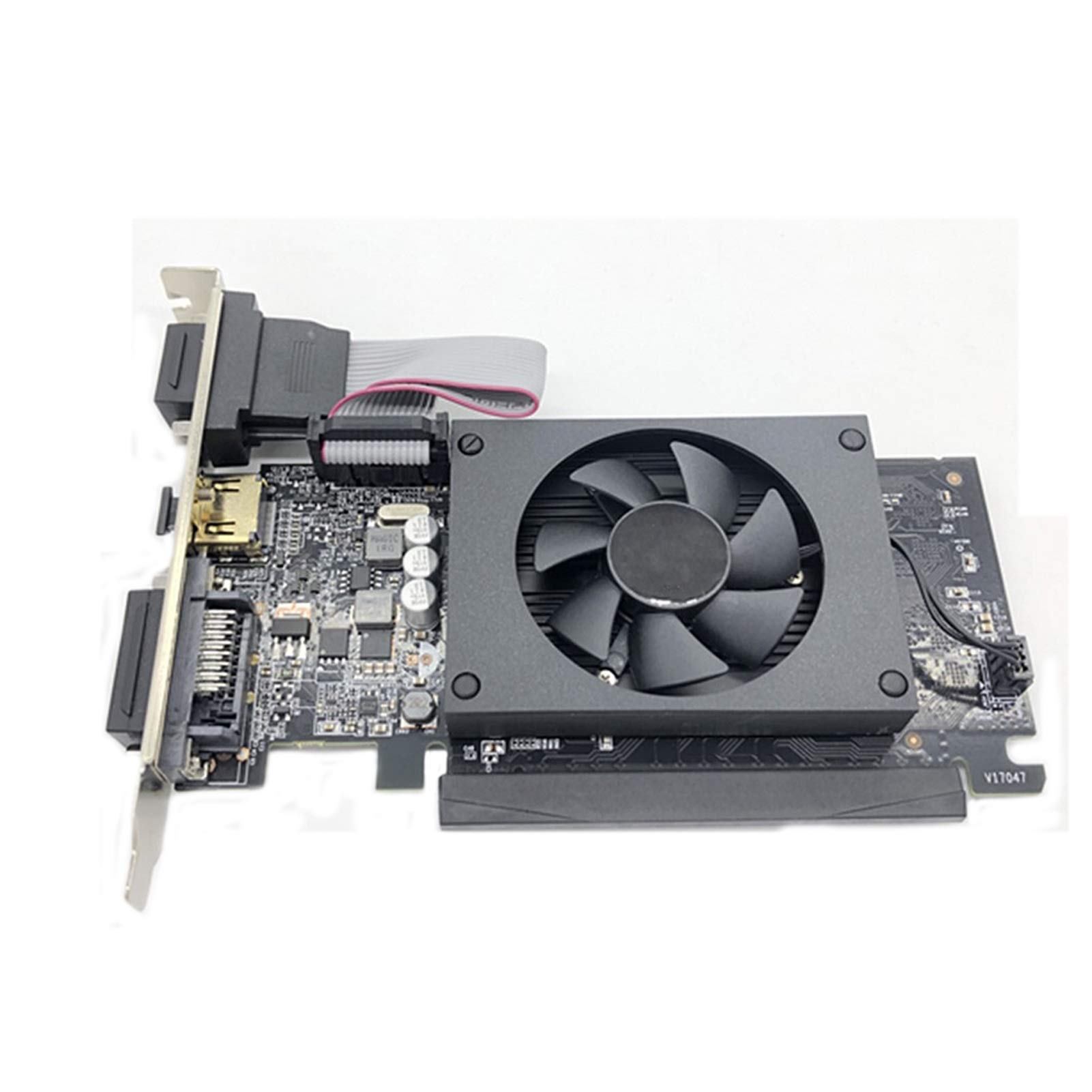 Gigabyte GV-N710D5-2GL GT710 2GB GDDR5 Low Profile Graphics Card - Half-Height Design for 1U/2U Servers & Compact PCs - Ideal for Office Work, Media Playback & Light Gaming