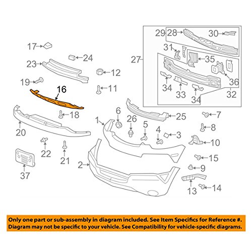 08-10 Vue & 12-15 Captiva Sport Front Skid Plate Valance Air Deflector Apron Panel - Chrome Plastic Replacement Part for Off-Road Protection & Enhanced Styling