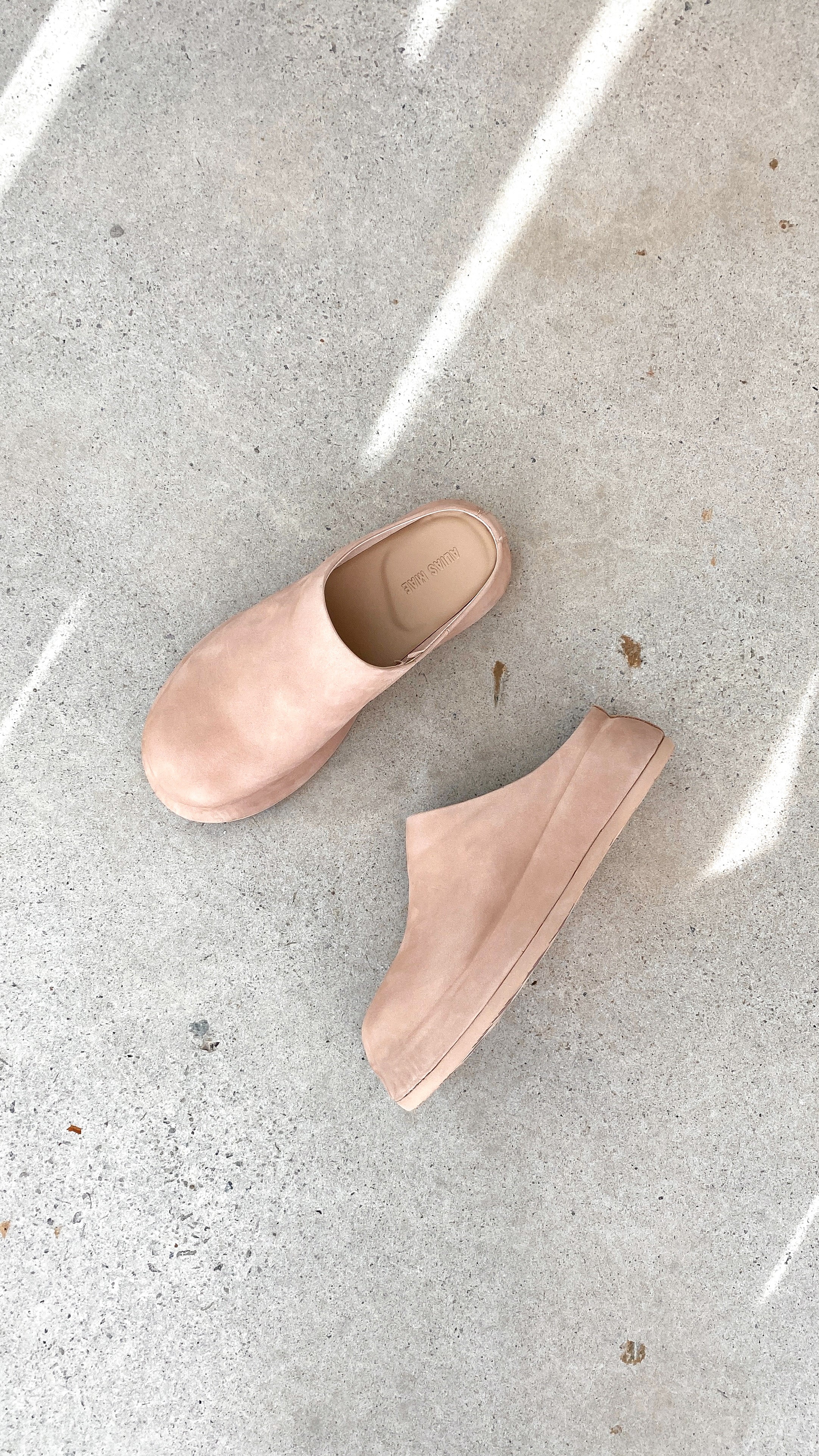 Alias Mae Phoebe Slide Sandals - Cream Nubuck Leather Comfortable Slides for Women | Perfect for Beach, Poolside, and Summer Casual Wear