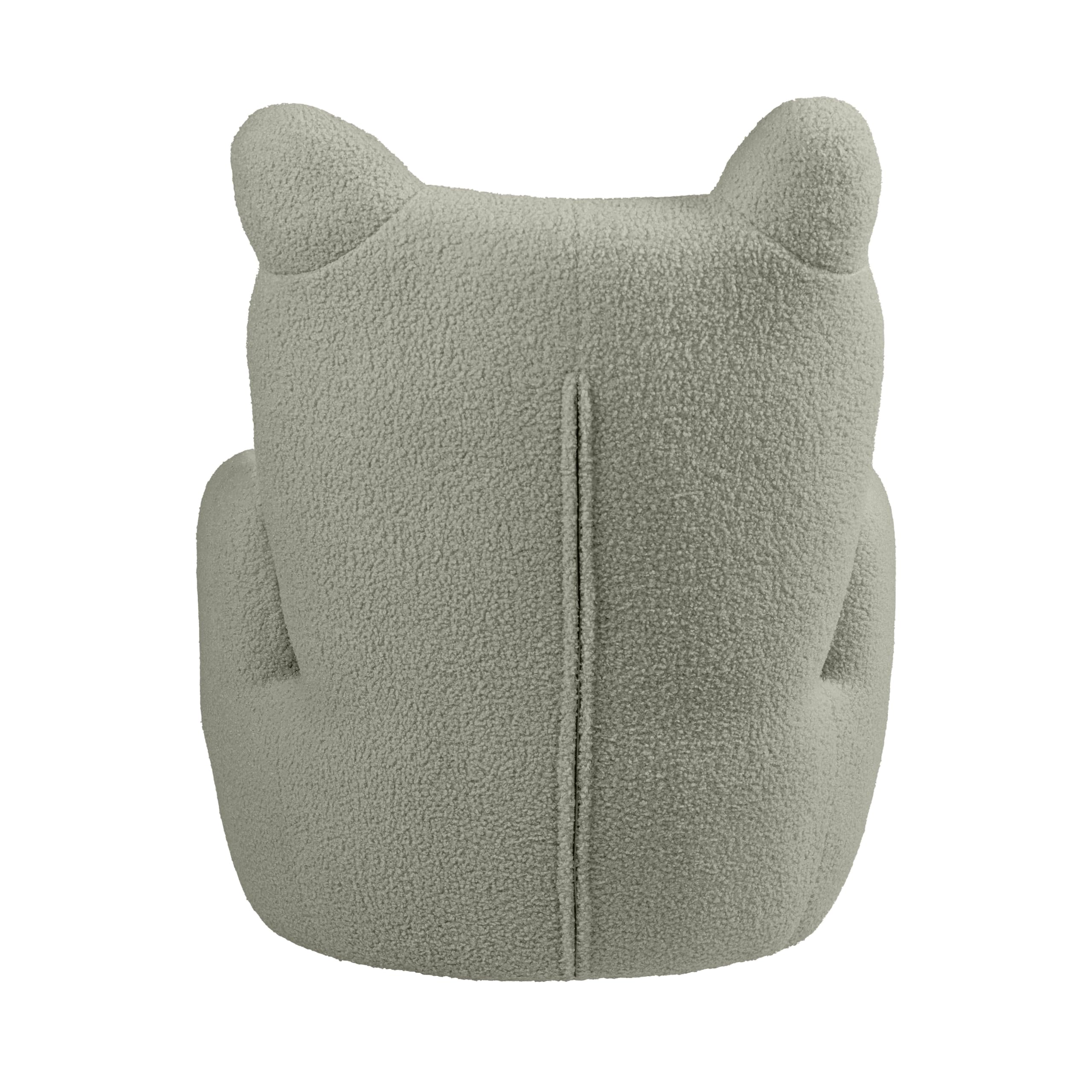 ECR4Kids Soft Teddy Bear Chair for Kids - Dark Sage Green Children's Furniture for Playroom, Bedroom & Reading Nook