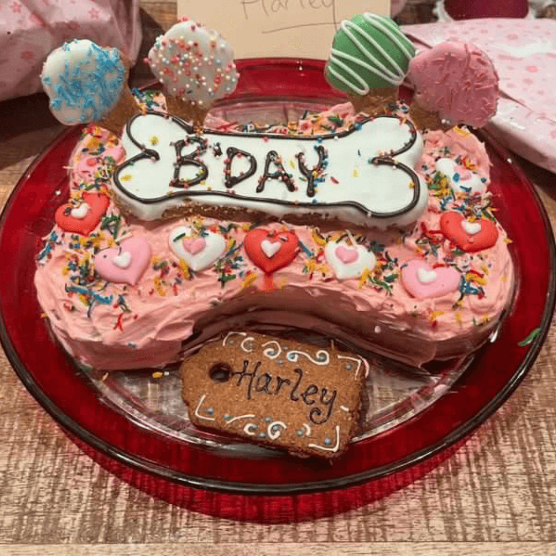 Lulu's Kitchen Dog Birthday Cake Mix - Healthy & Delicious Homemade Treat for Dogs - Perfect for Birthday Parties & Special Occasions
